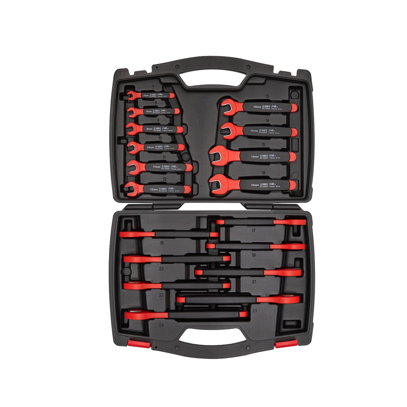 Sealey Insulated Open-End Spanner Set 18pc VDE Approved