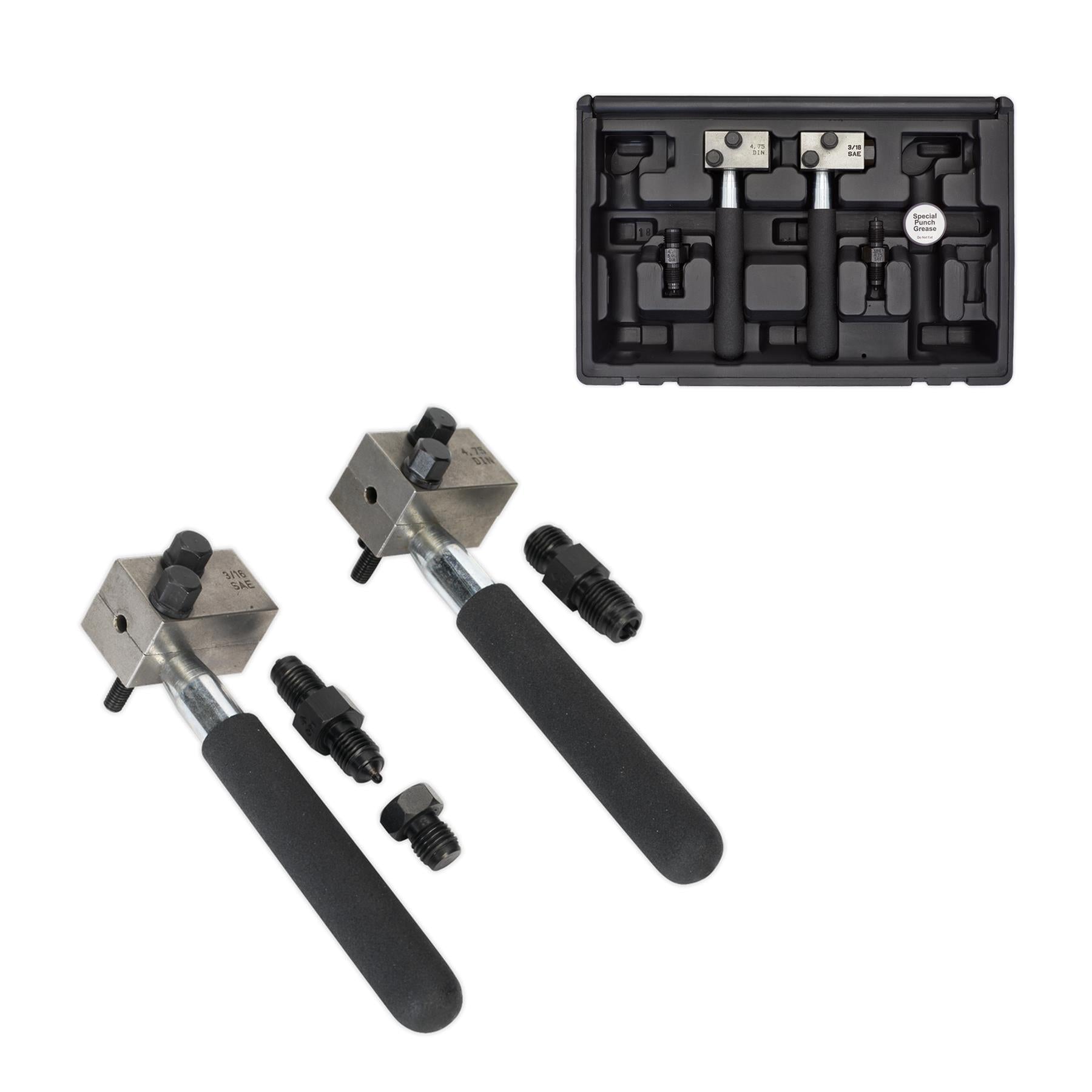 Sealey On-Vehicle Micro Brake Pipe Flaring Tool Set Lightweight