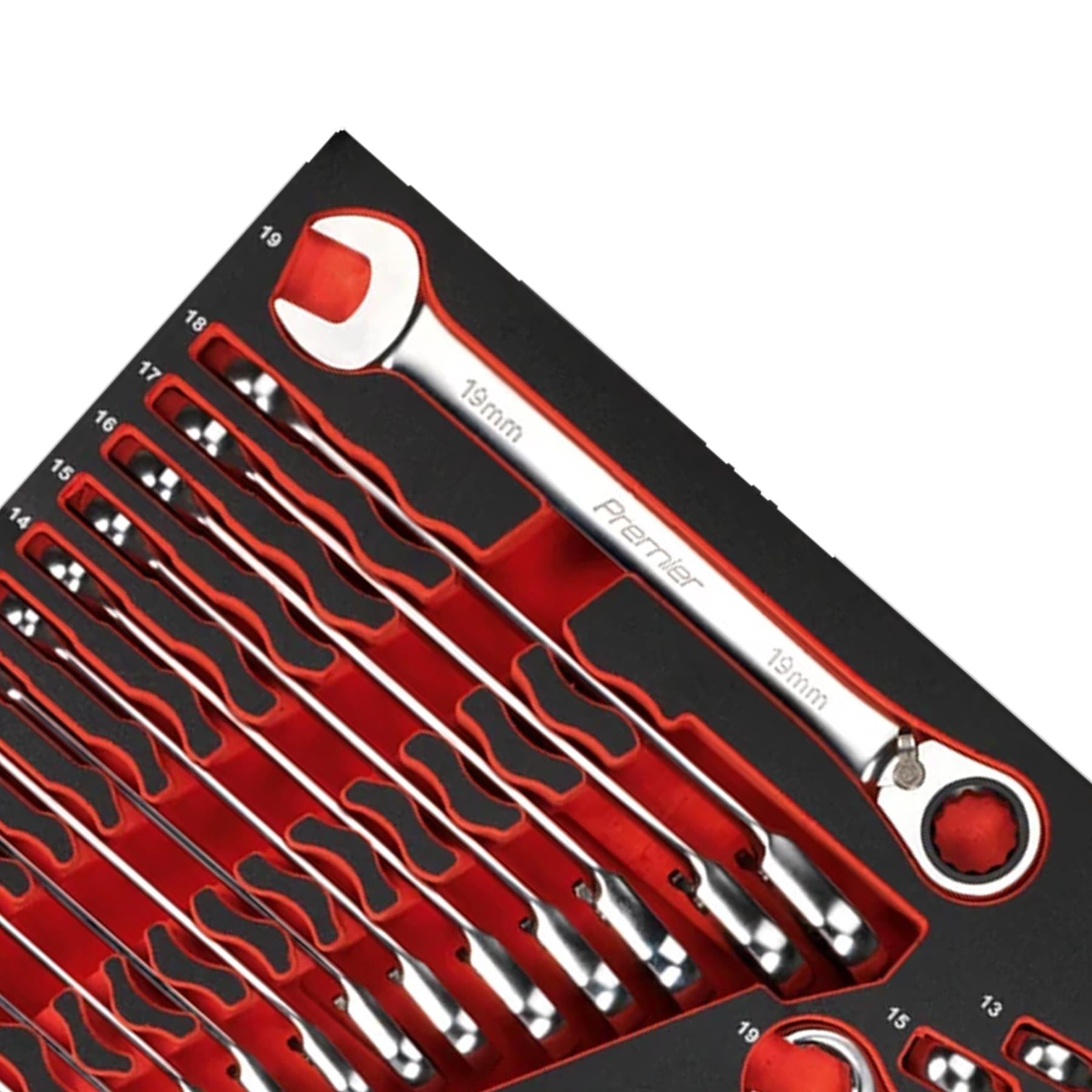 Sealey Tool Tray with Specialised Spanner Set 44pc