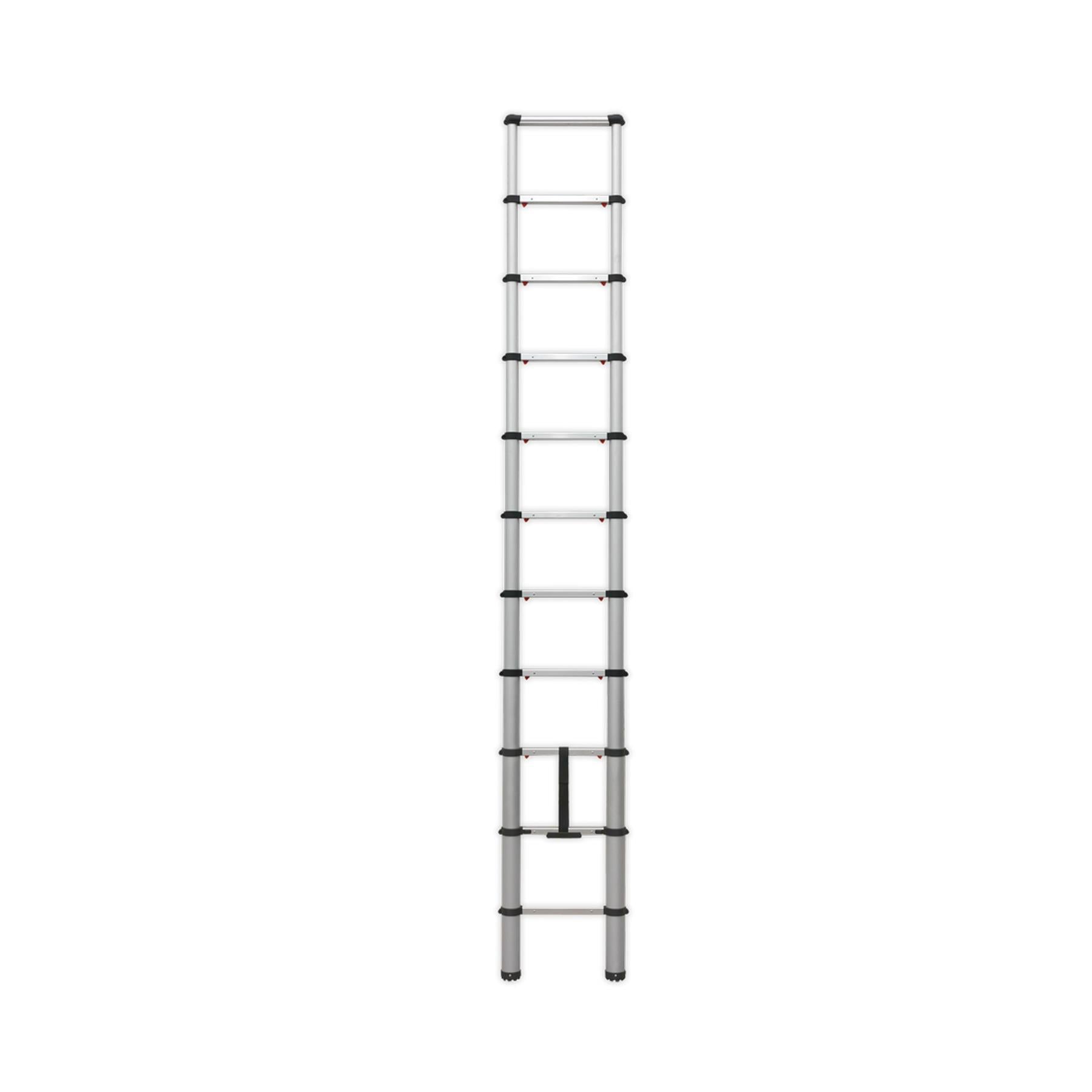 Sealey Aluminium Telescopic Ladder 11-Tread EN 131