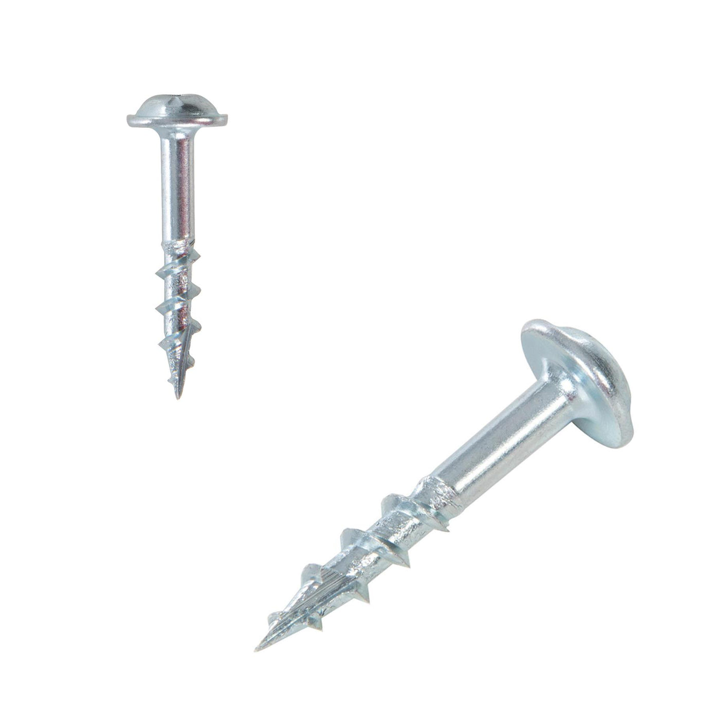 Zinc Pocket-Hole Screws Washer Head Coarse Thread Rust Resistant- 8 x 1" 500pk