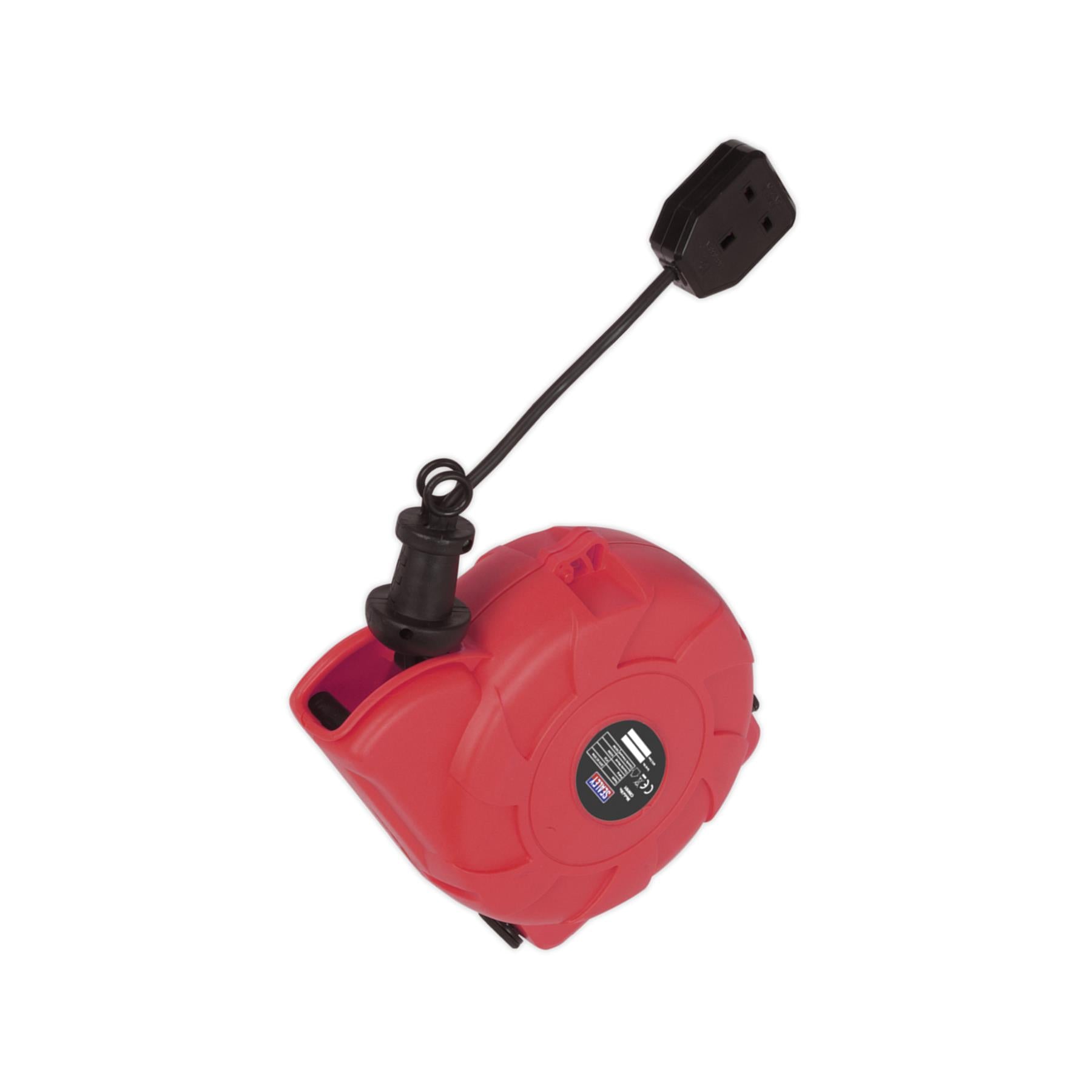 Sealey 10m Cable Reel Retractable System 1 x 230V Socket Extension