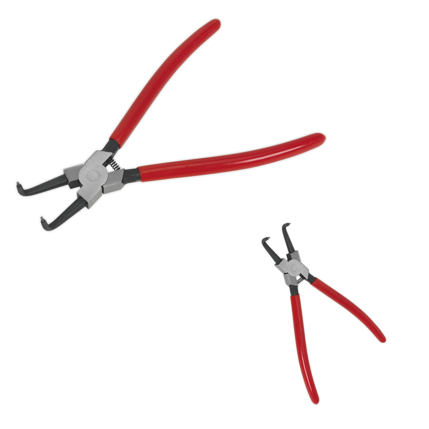 Circlip Pliers Internal Bent Nose 230mm.  Premier Hand Tools Sealey