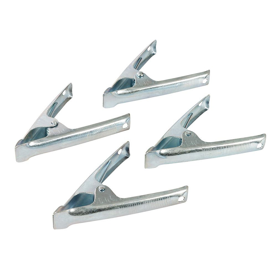 Spring Clamps 4pk 50Mm Jaw Capacity W/ Robust Steel Frame For Canvas & Tarpaulin