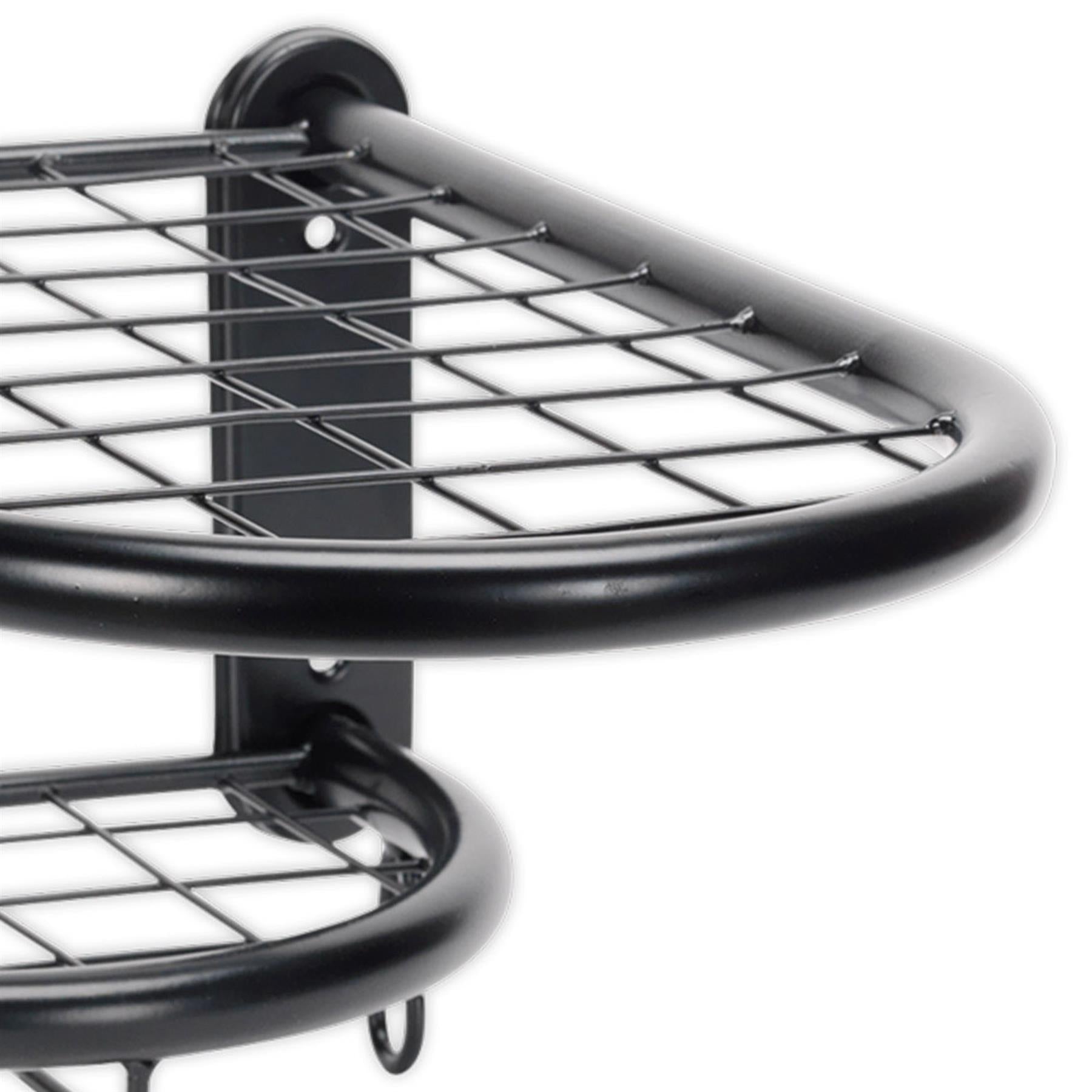Sealey Motorcycle Helmet & Gear Tidy Mounted Shelf Rack Storage