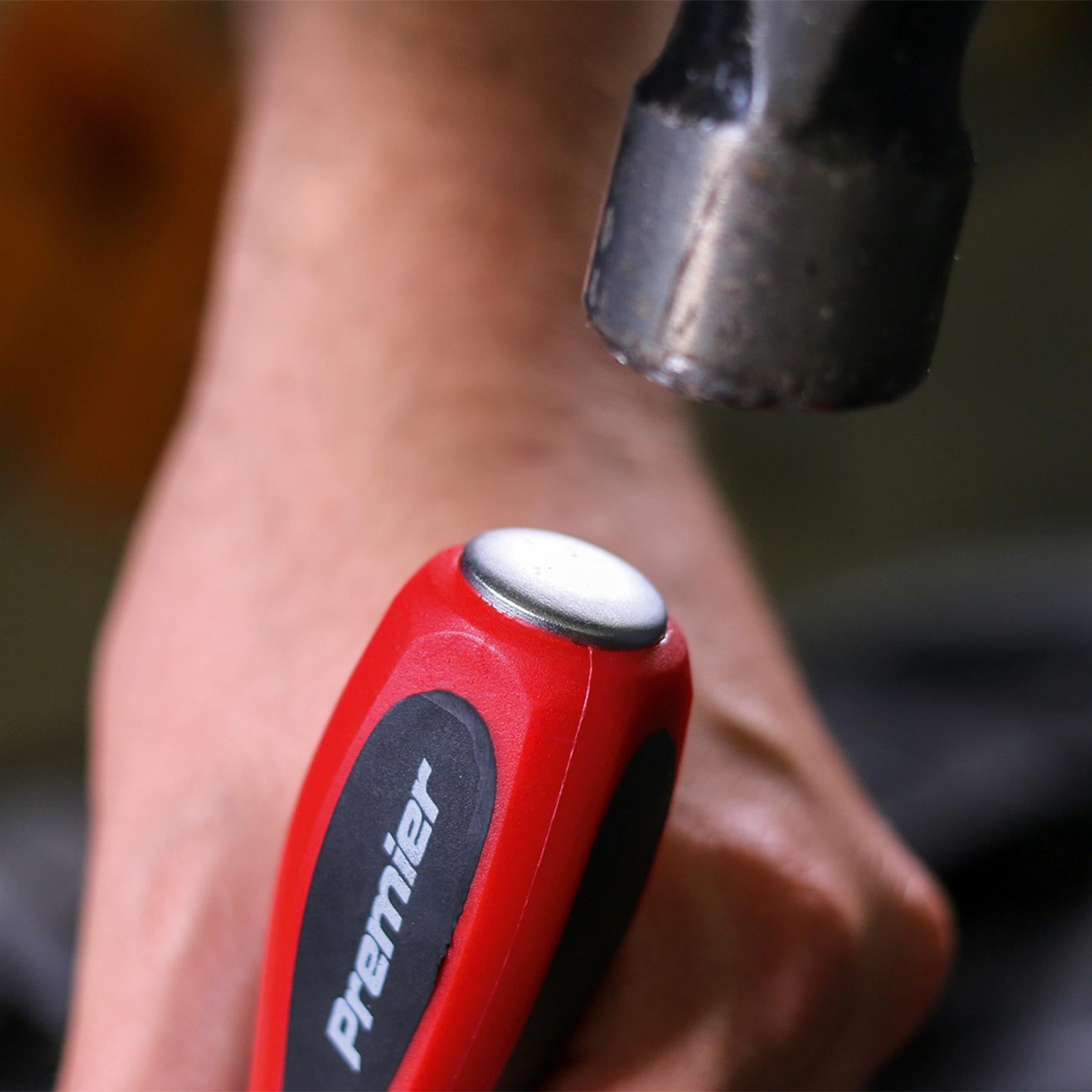 Sealey 11pc Screwdriver Set Hammer Thru Slotted Phillips Hammer Strike 38-200mm