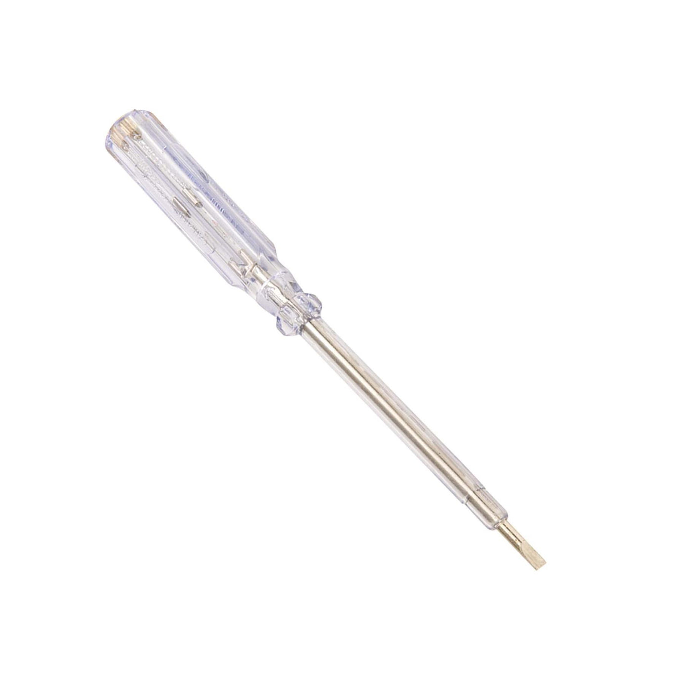 Mains Tester - 100 - 250V Ac 15mm Tip Length 190mm Metal Earth Stud Handle