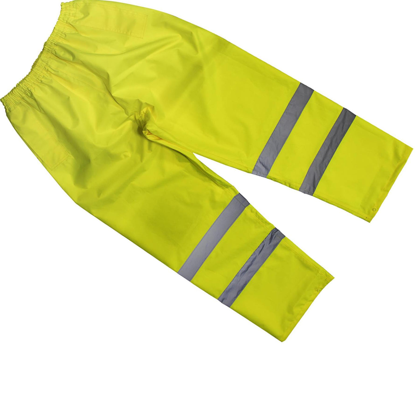 Sealey Yellow Waterproof Hi Vis Over Work Trousers Lightweight - Large