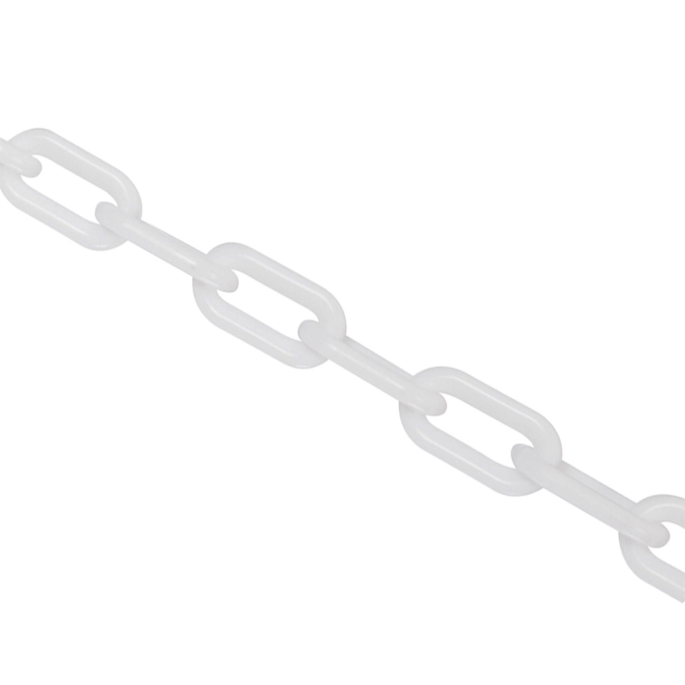 Plastic Chain White 6mm X 5M Strong Plastic Construction Weatherproof