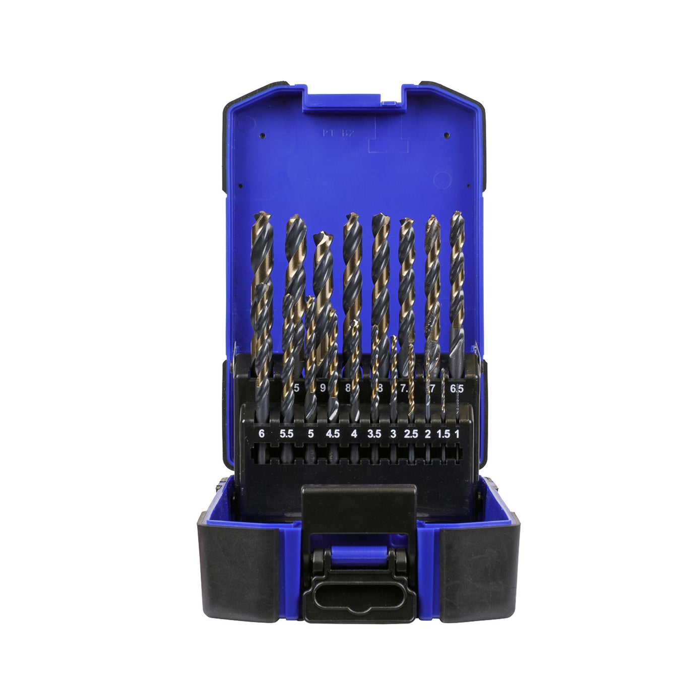 Sealey 19pc Drill Bit Set HSS Tri Point Ø1-10mm Steel Wood Plastic AK4705