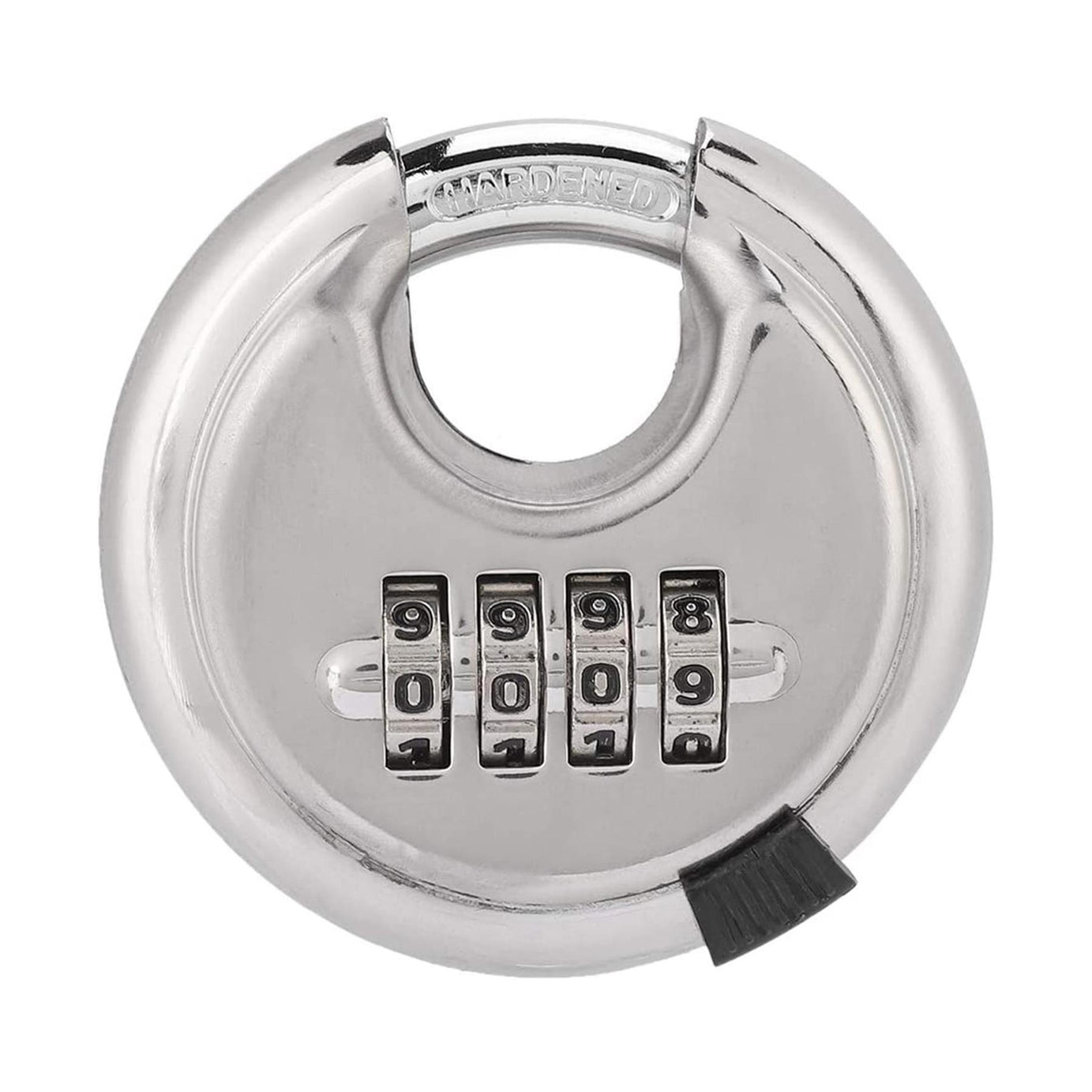 70mm Digit Disc Padlock 4 Stainless Steel Combination Disc Padlock High Quality