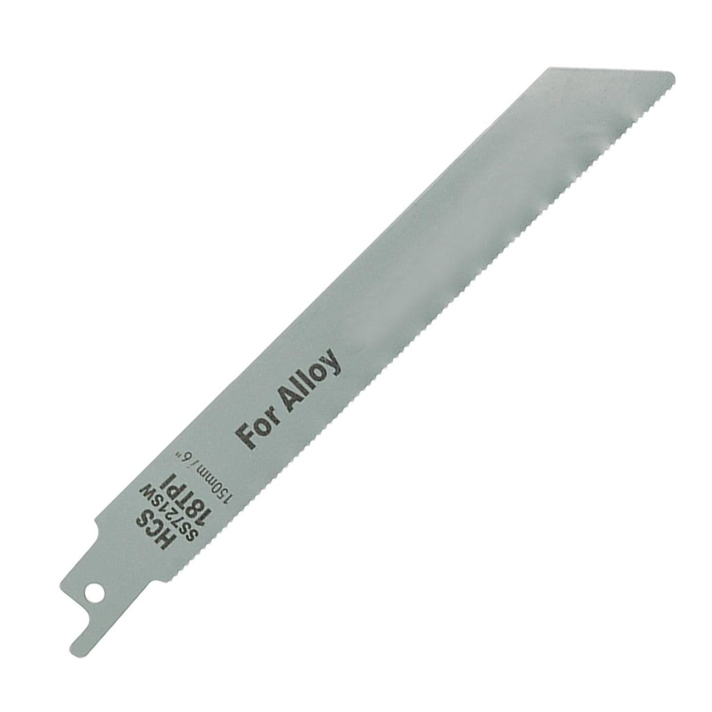 5 x Reciprocating Saw Blades 18 Tpi 150mm Wood & Soft Alloy Cutting Fine