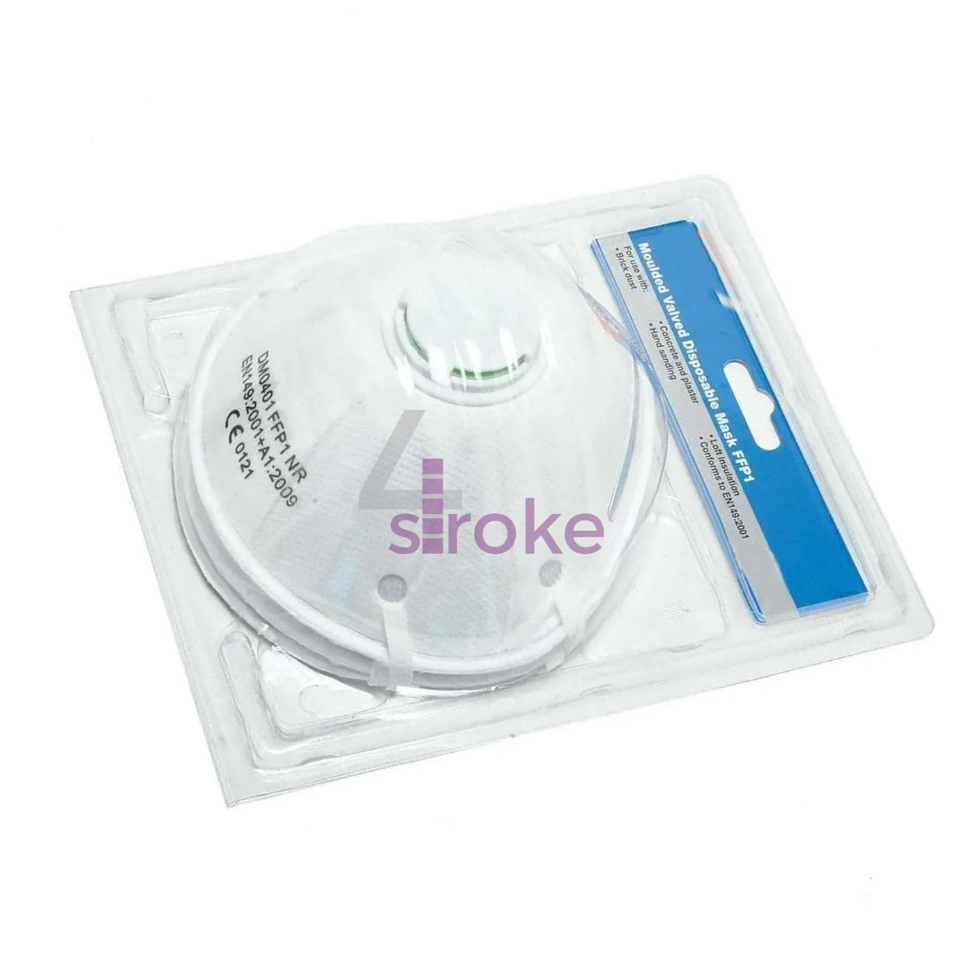 Disposable Face Mask Dust Respirator Moulded Valved FFP1 N80 Protection 9 Pcs