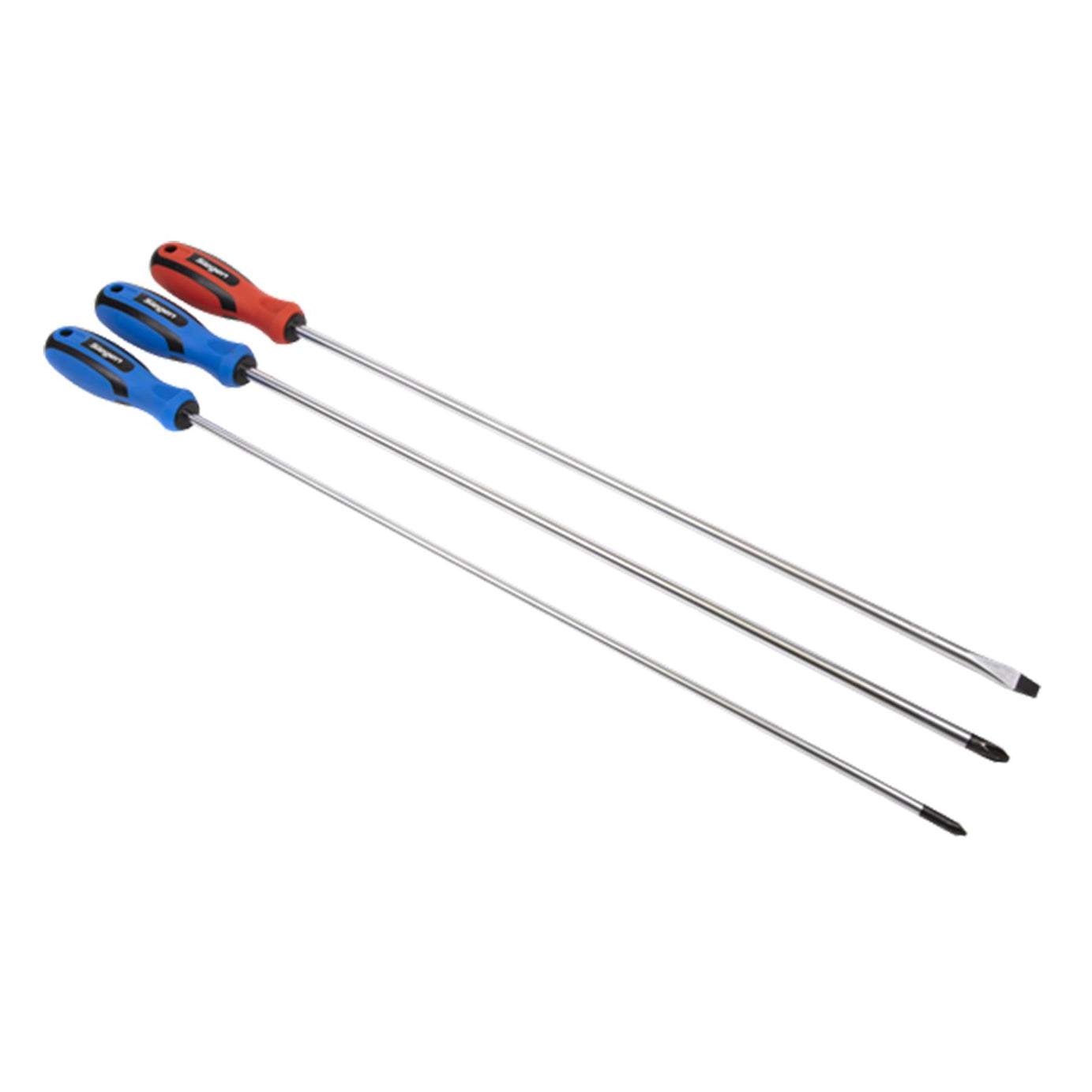 Sealey Screwdriver Set 3pc Extra-Long