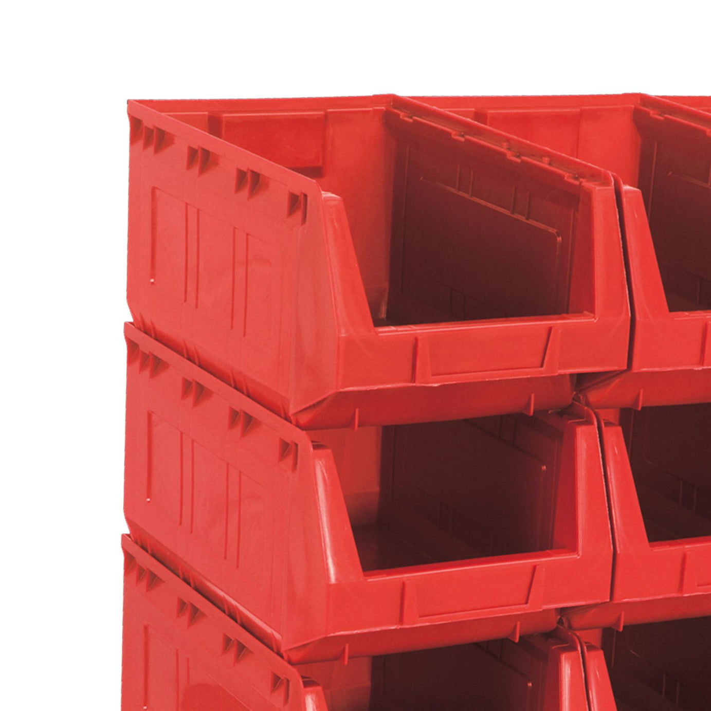 Sealey Plastic Storage Bin 210 x 355 x 165mm - Red Pack of 12