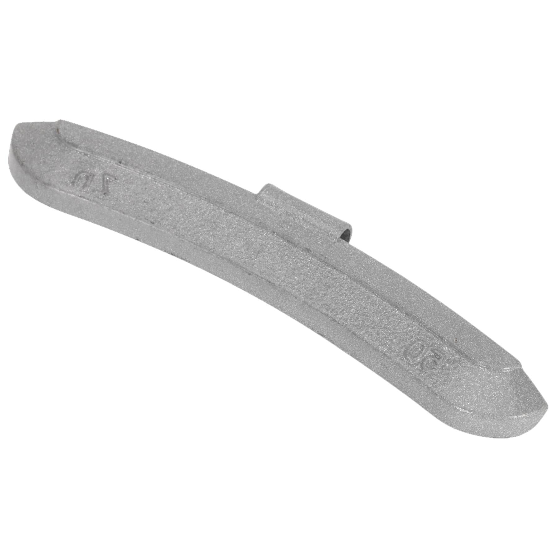Wheel Weight 50g Hammer-On Zinc for Steel Wheels Pack of 50 Sealey