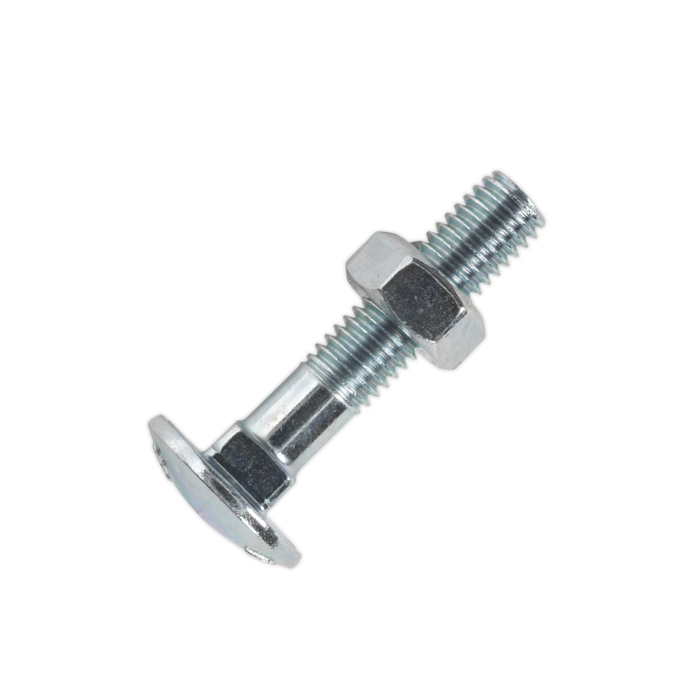 Sealey Coach Bolt & Nut DIN 603 - M8 x 40mm Zinc Pack of 50