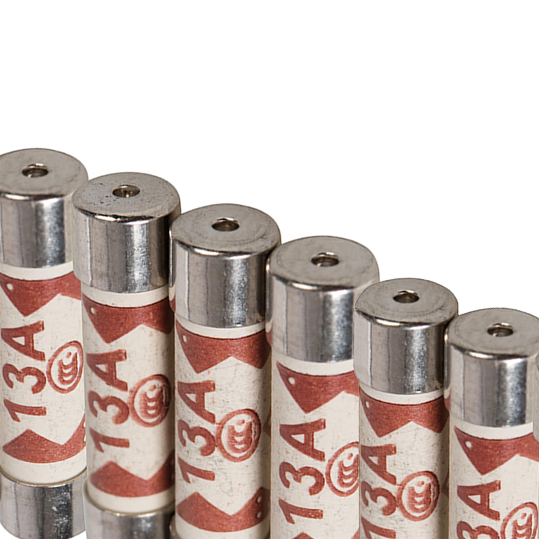 Electric Premium Quality Fuses 10pk 13a Fast Acting Replacement Safety