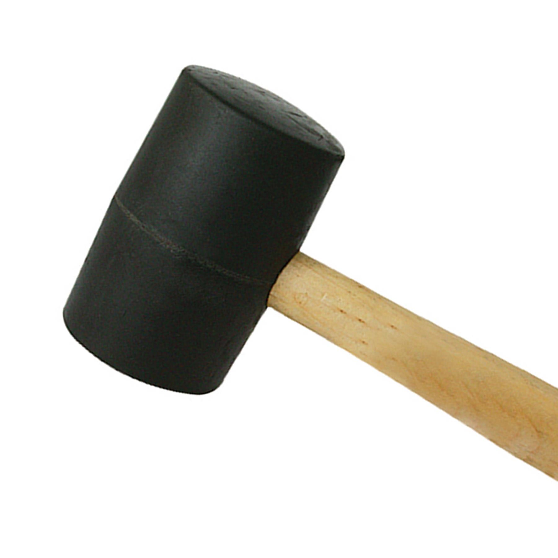 Black Rubber Mallet - 32Oz (907G) Camping Building Marqee Tent Pegs Mallet DIY