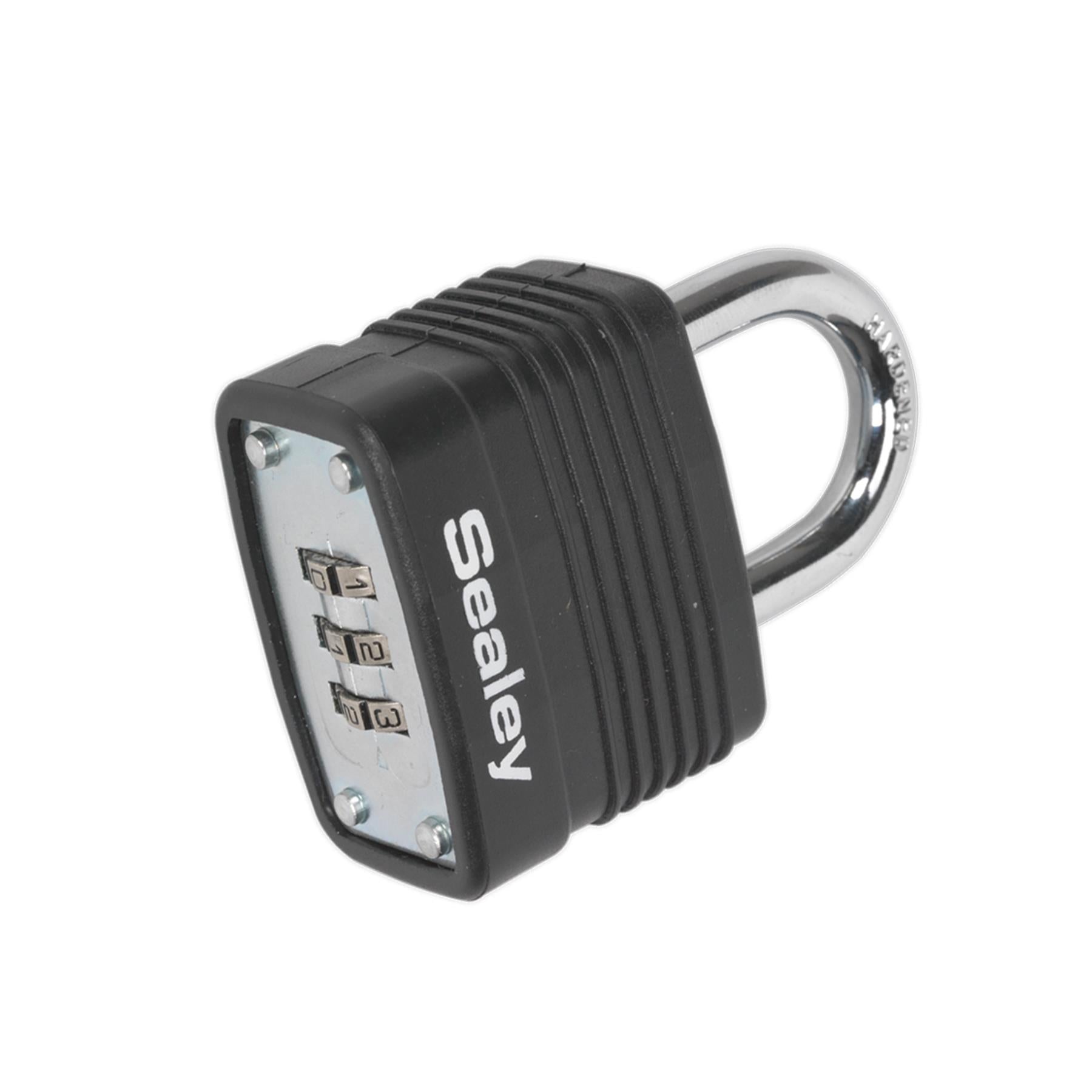 Sealey Steel Body Combination Padlock 40mm