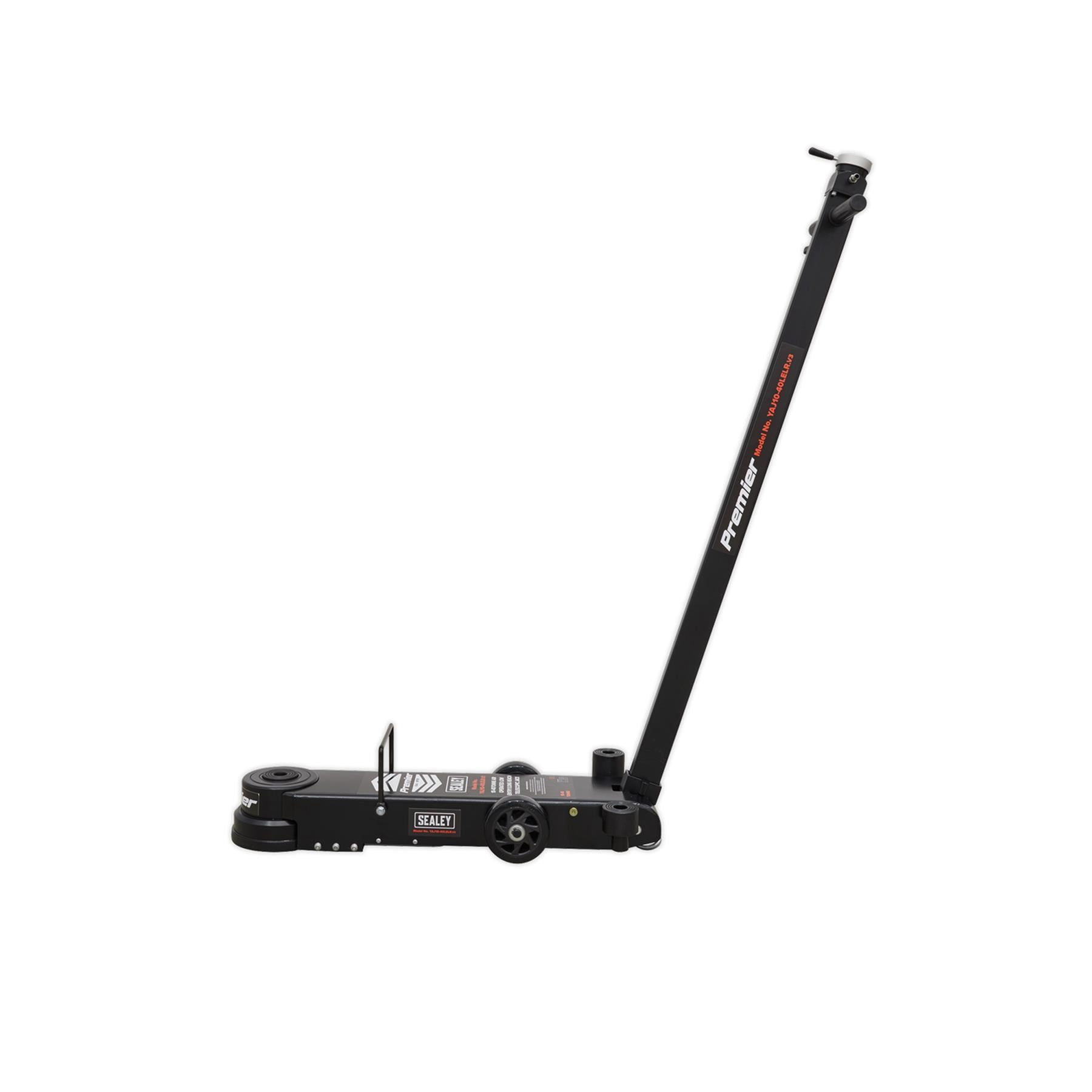 Sealey Air Operated Jack 10-40t Telescopic - Long Reach/Low Entry