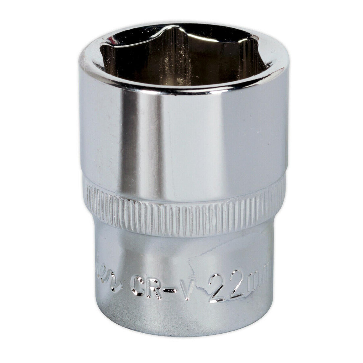 Sealey WallDrive Socket 22mm 1/2"Sq Drive Fully Polished