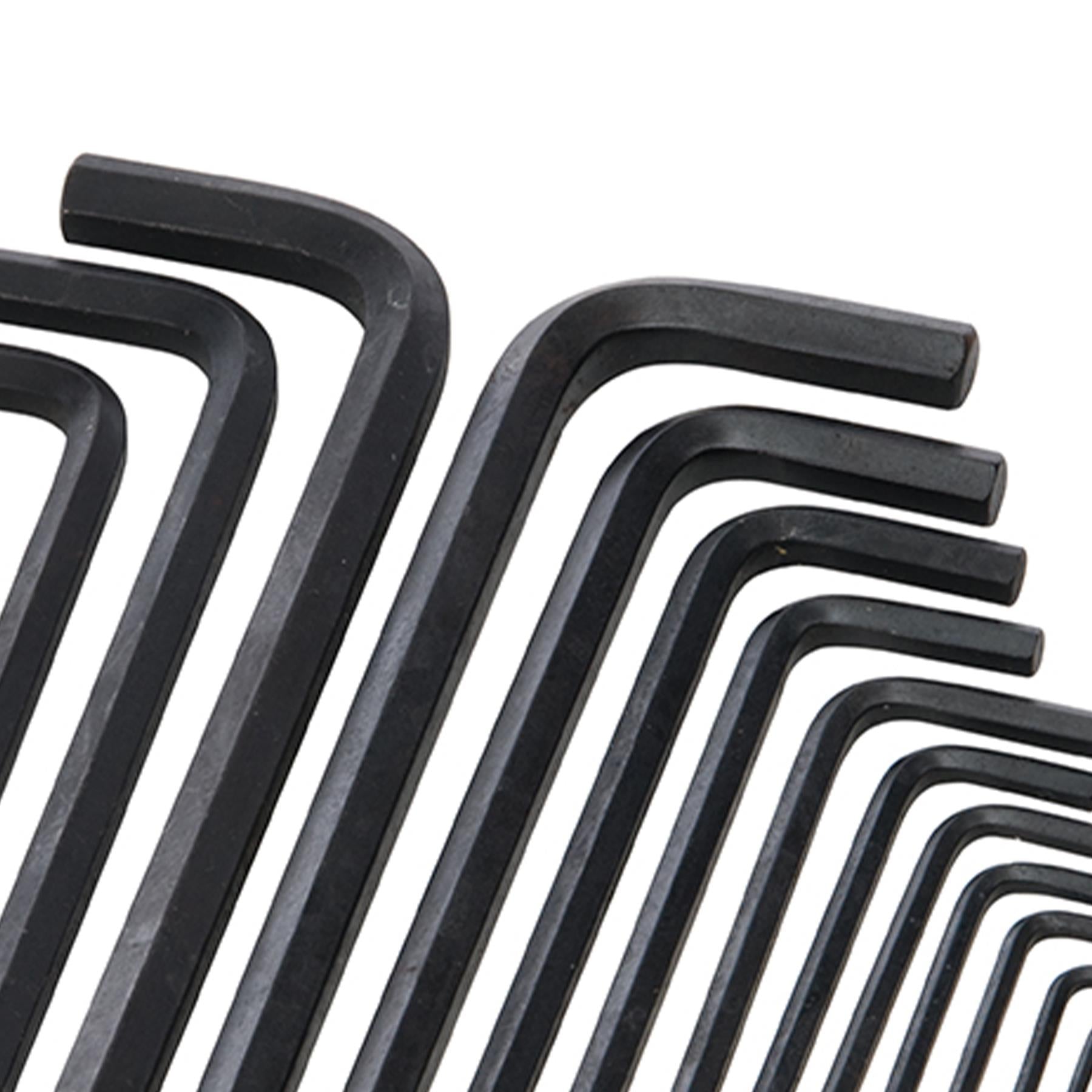 25Pce Hex Key Long Series Set Metric & Af Chrome Vanadium Steel Quality