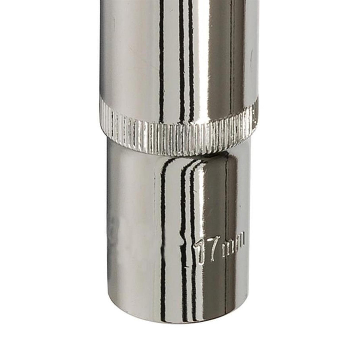 Quality Socket 1/2" Shallow Deep Drive Metric 17mm Long Hex Wrench