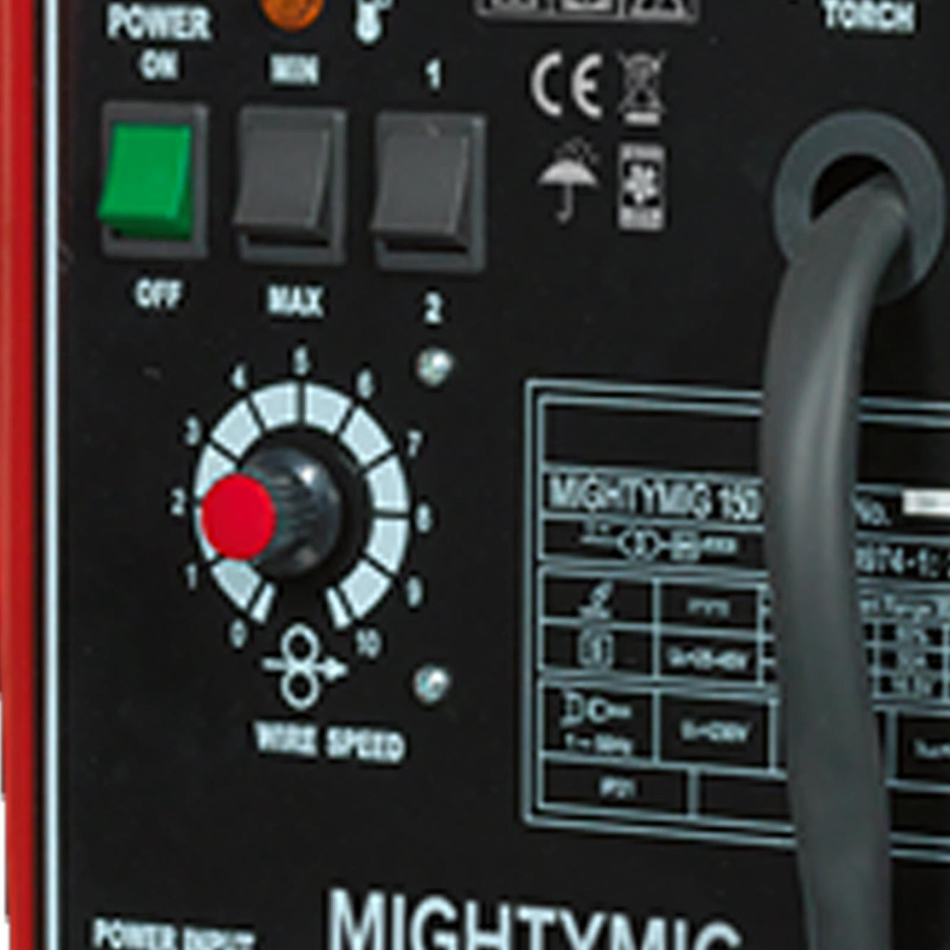 Sealey 30-150Amp Professional Gasless / No Gas Mig Welder Unit 230v MIGHTYMIG150