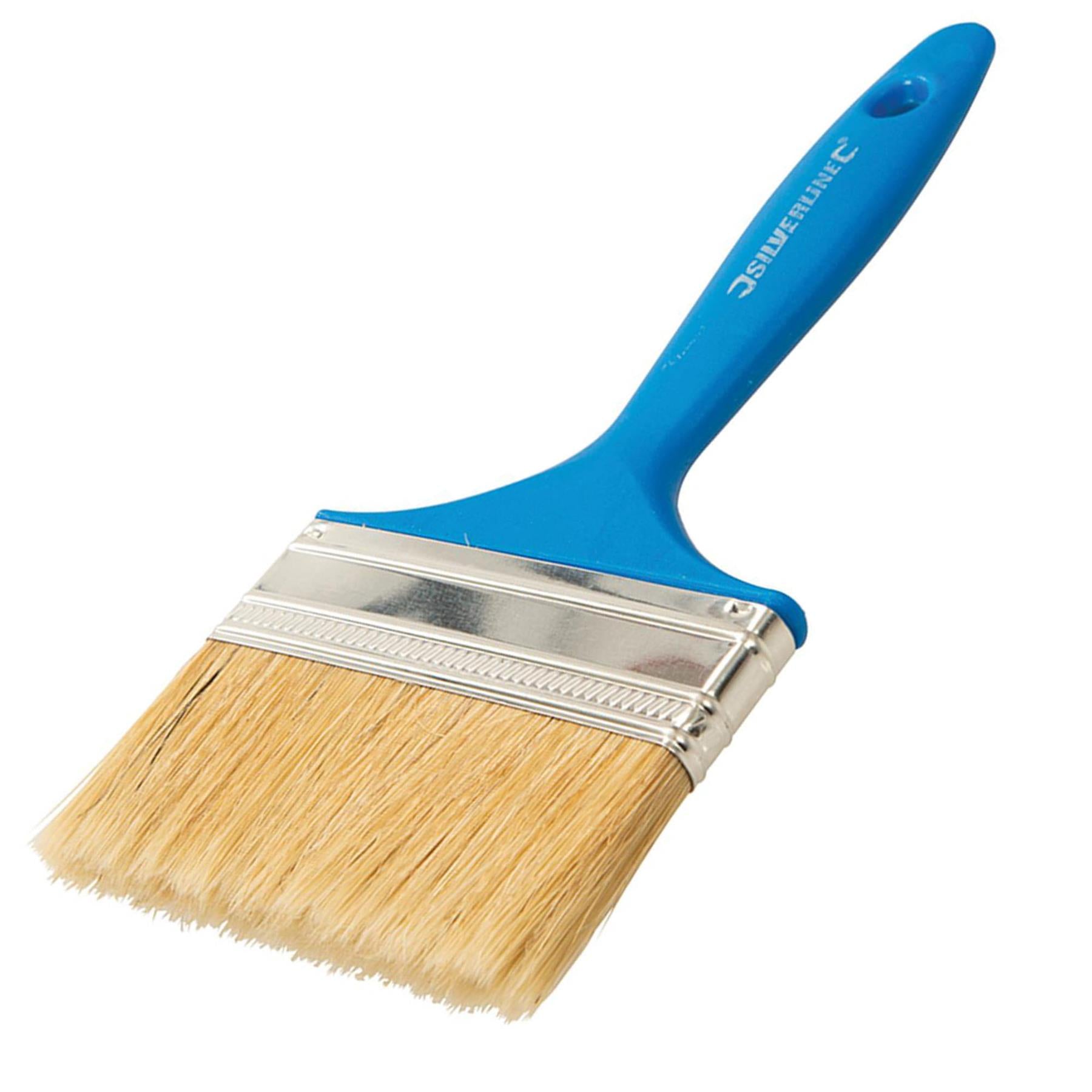Disposable Paint Brush Utility Brushes With Pure Bristles & Polymer Handle 100mm