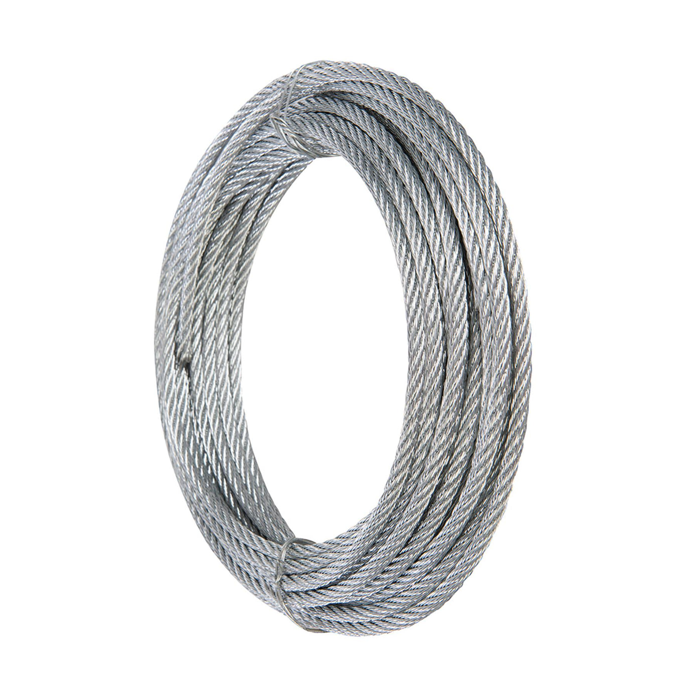Galvanised Wire Rope - 4mm X 10M Zinc Plated Corrosion Resistant & Weatherproof