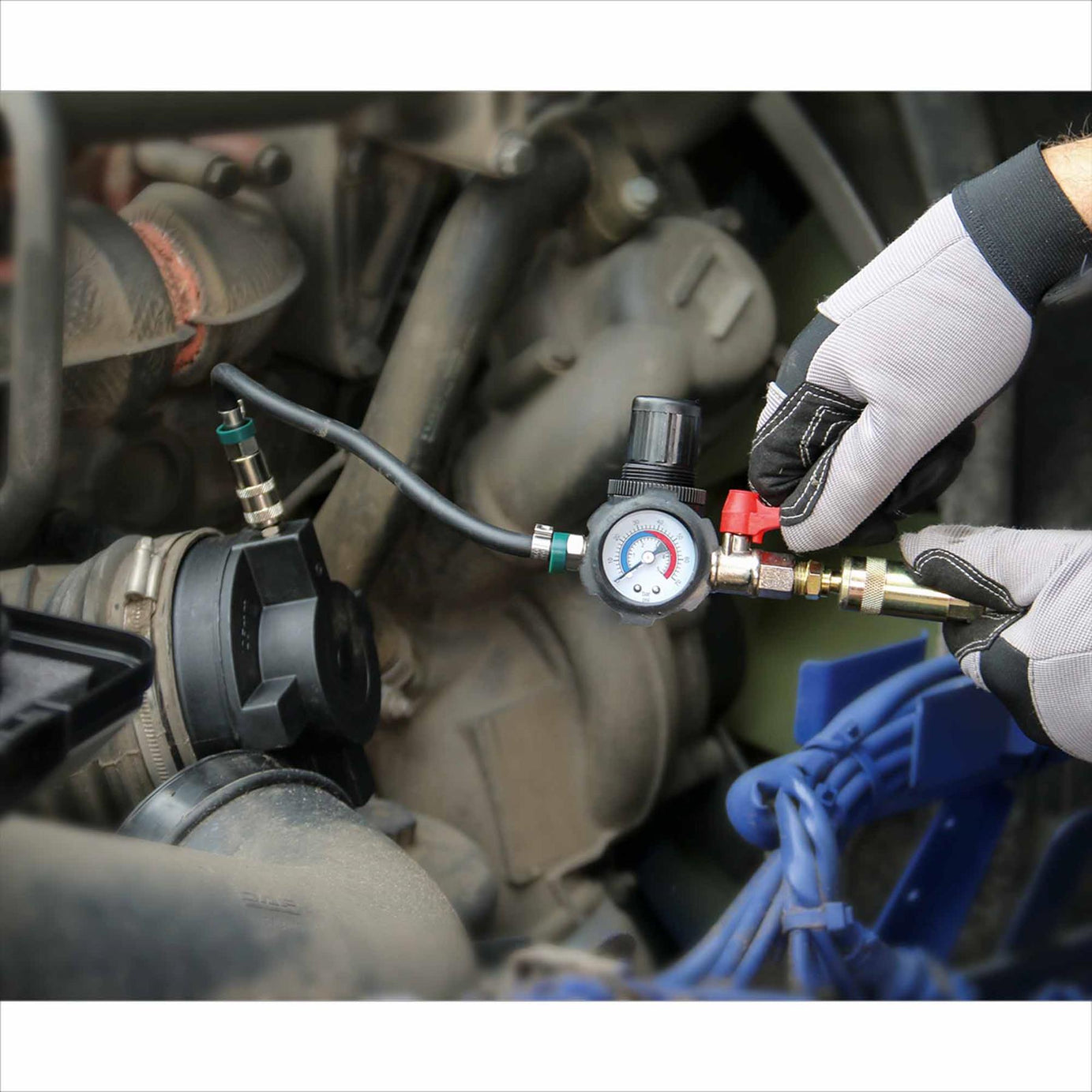 Sealey 105mm - 130mm Turbo System Leakage Tester Tool Commercial