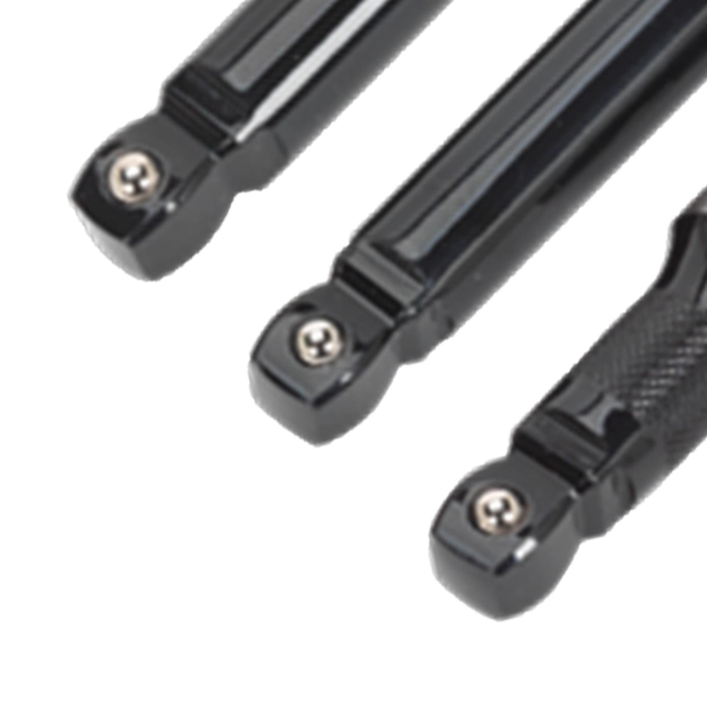 Sealey Wobble/Rigid Extension Bar Set 3pc 1/2"Sq Drive Black Series