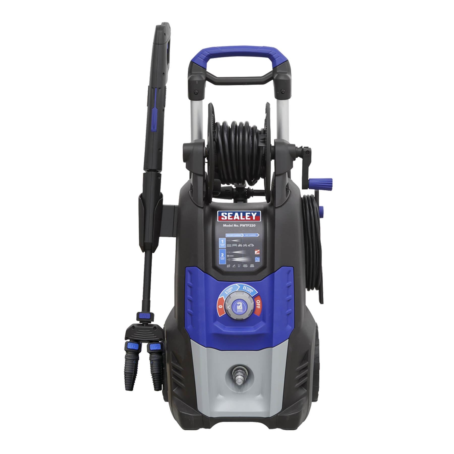 Sealey Pressure Washer 150bar 810L/hr Twin Pump with TSS & Rotablast® Nozzle