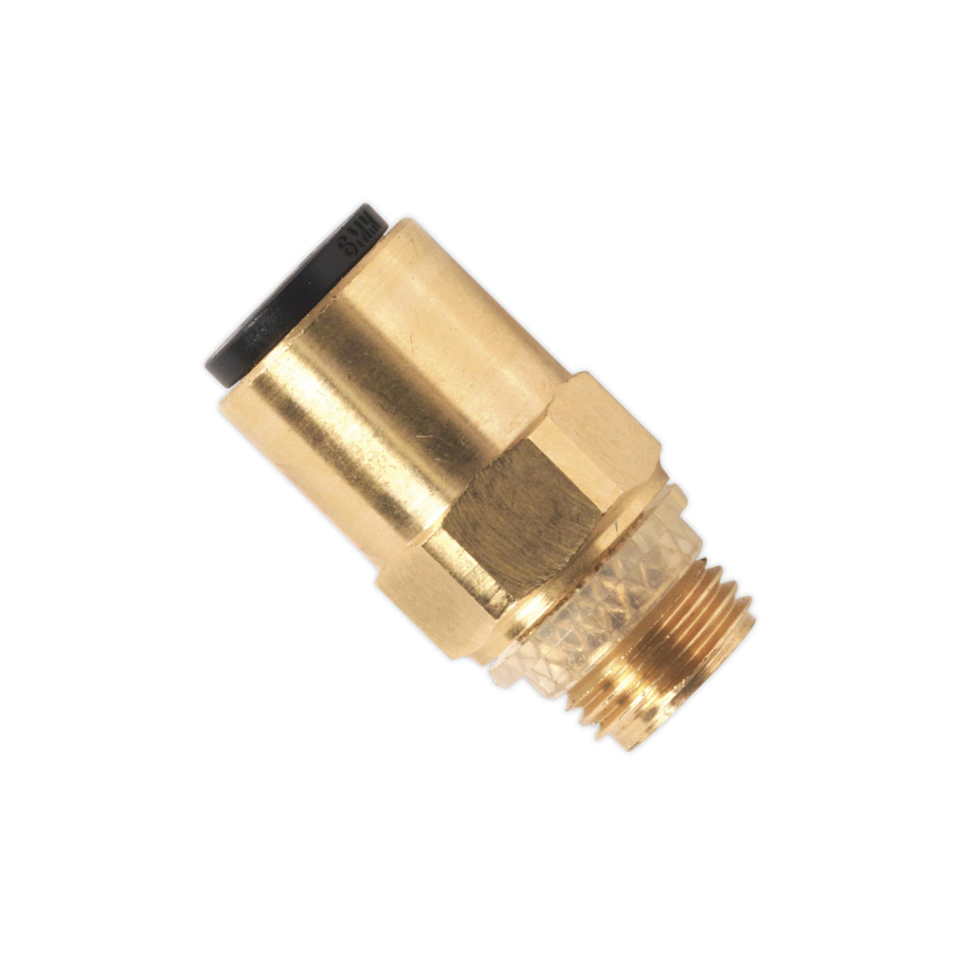 Sealey Brass SuperThread Str Adaptor 6mmx1/8"BSP Pk of 2 (RM010611)