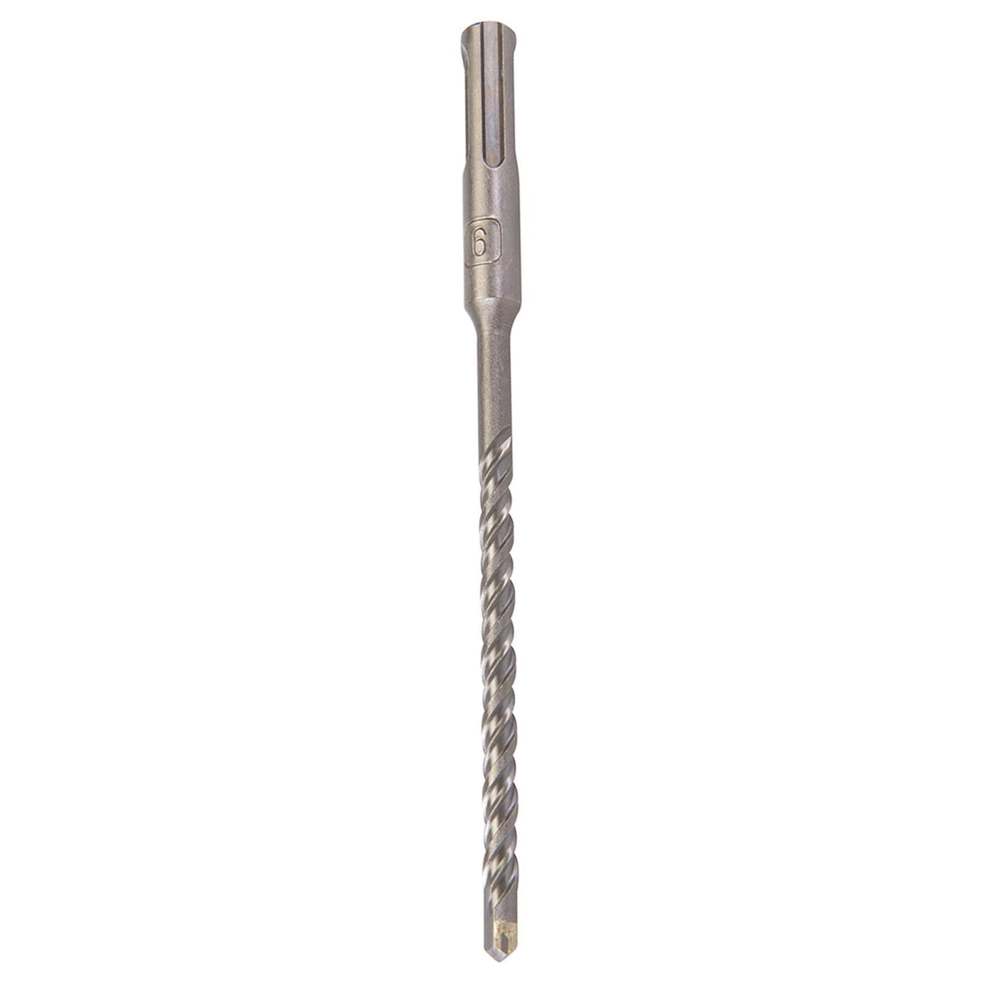 SDS+ PLUS MASONRY DRILL BIT 6 x 160mm, TUNGSTEN CARBIDE TIP, FOR STONE CONCRETE BRICK