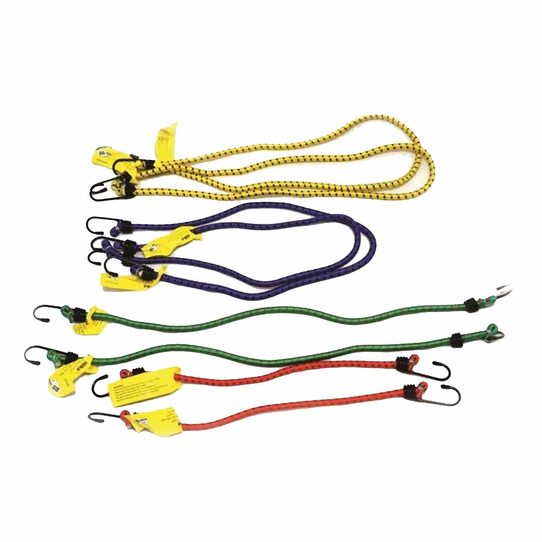 8mm Mixed Bungee Straps Set