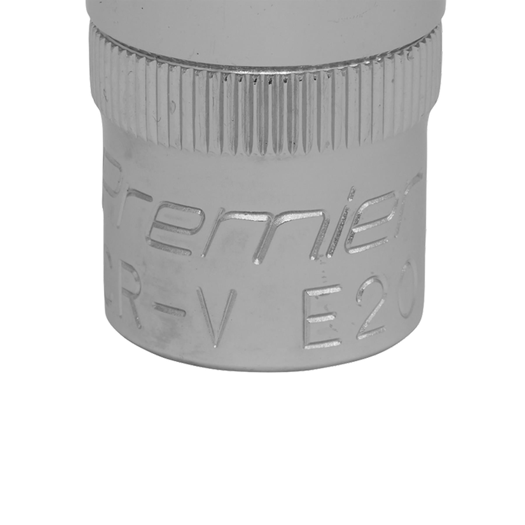 Sealey TRX-Star* Socket E20 1/2"Sq Drive Chrome Vanadium Steel