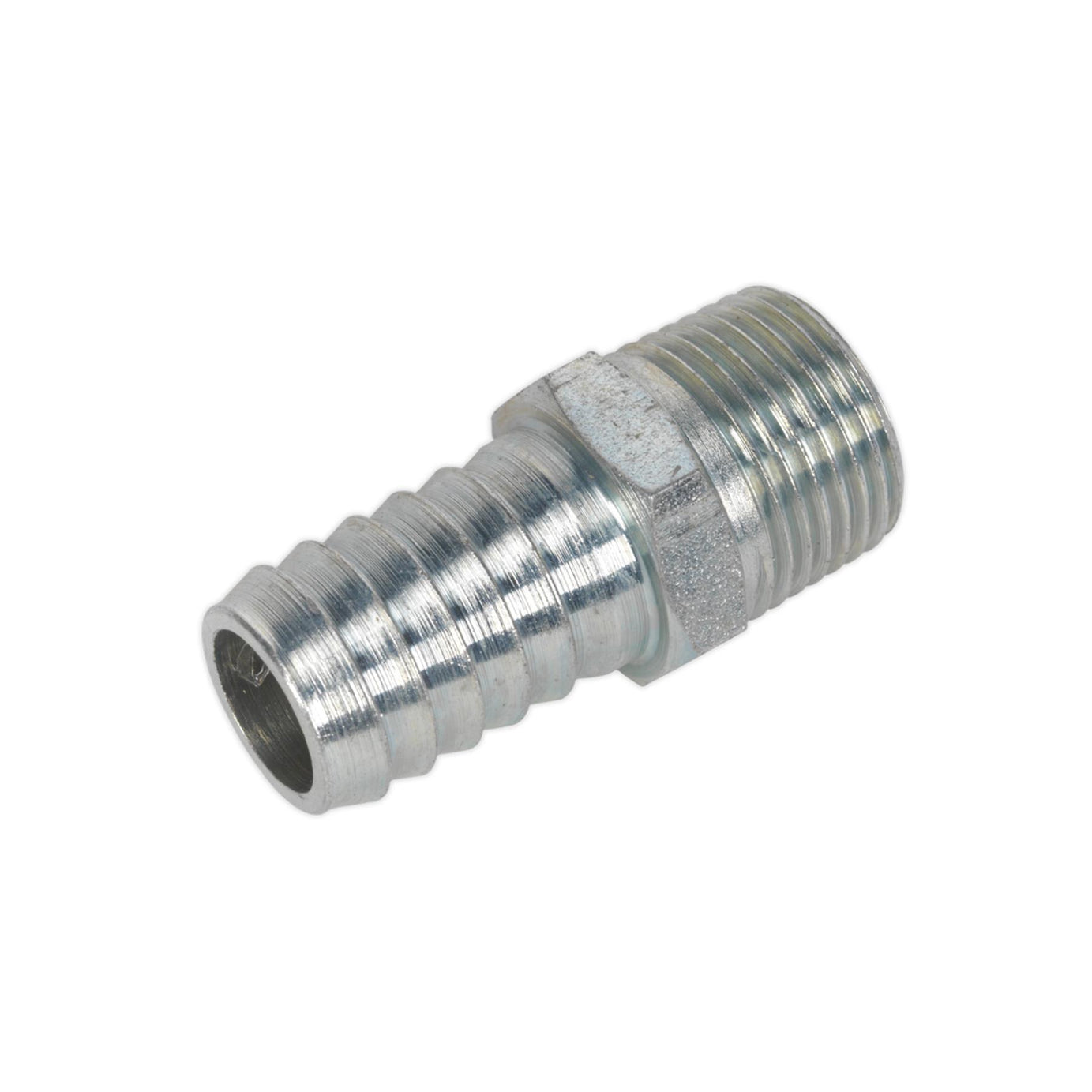 Sealey Screwed Tailpiece Male 3/8"BSPT - 1/2" Hose Pack of 5