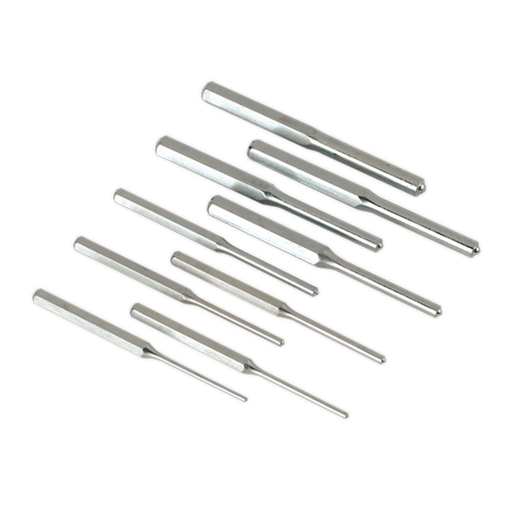 Sealey Roll Pin Punch Set 9pc 1/8-1/2" Imperial