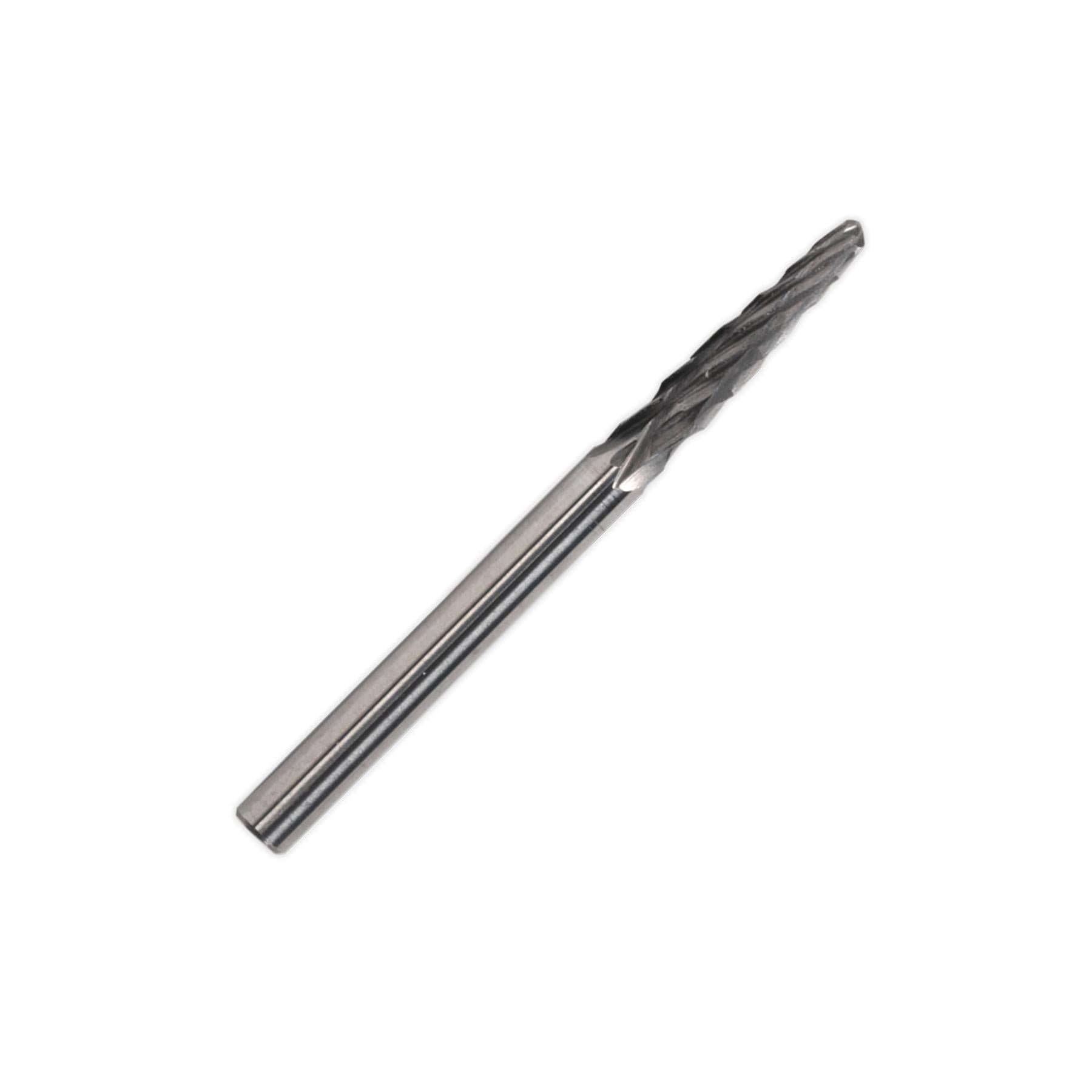 Sealey Micro Carbide Burr Ball Nose Taper 3mm Pack of 3