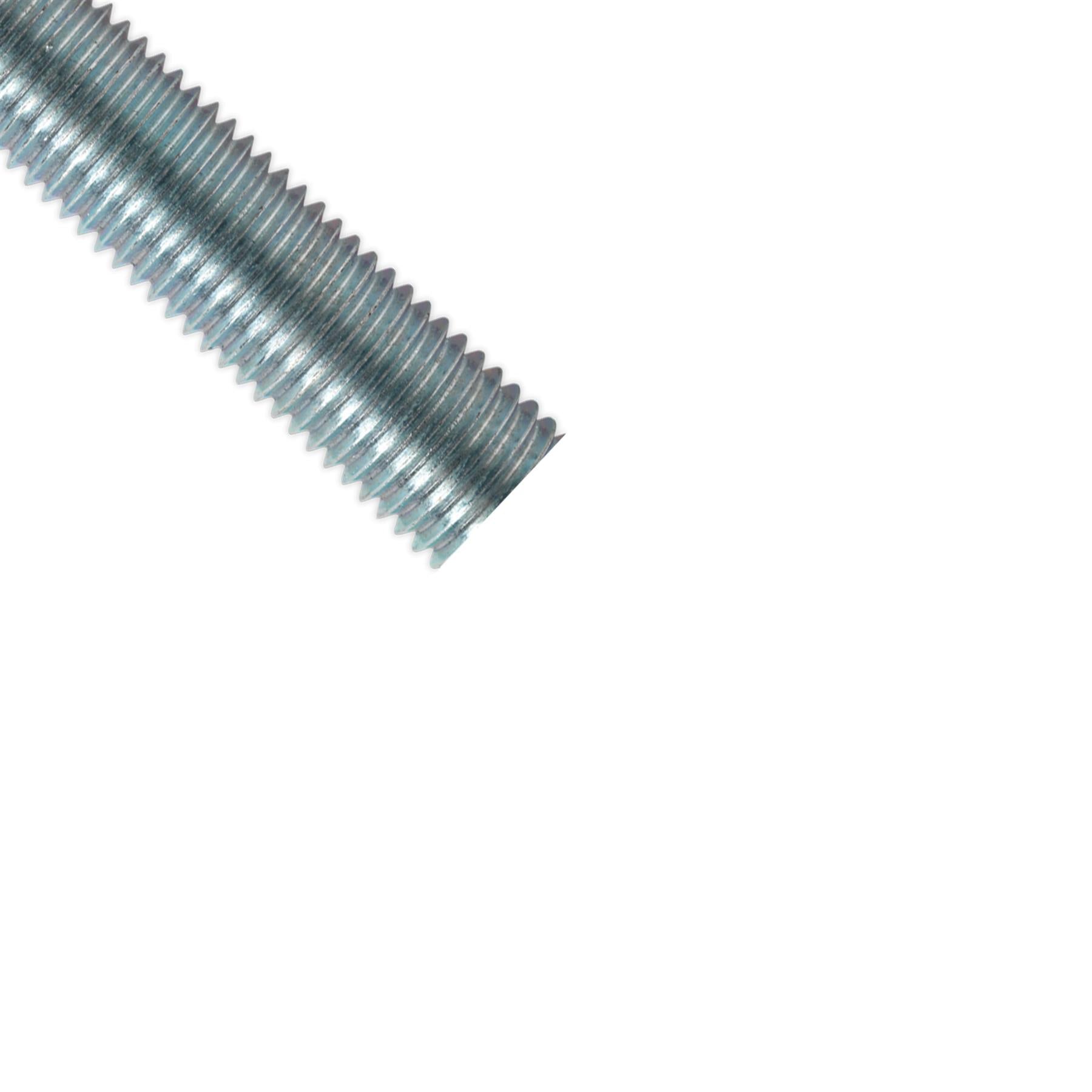Sealey Studding M24 x 1m Zinc Pack of 2