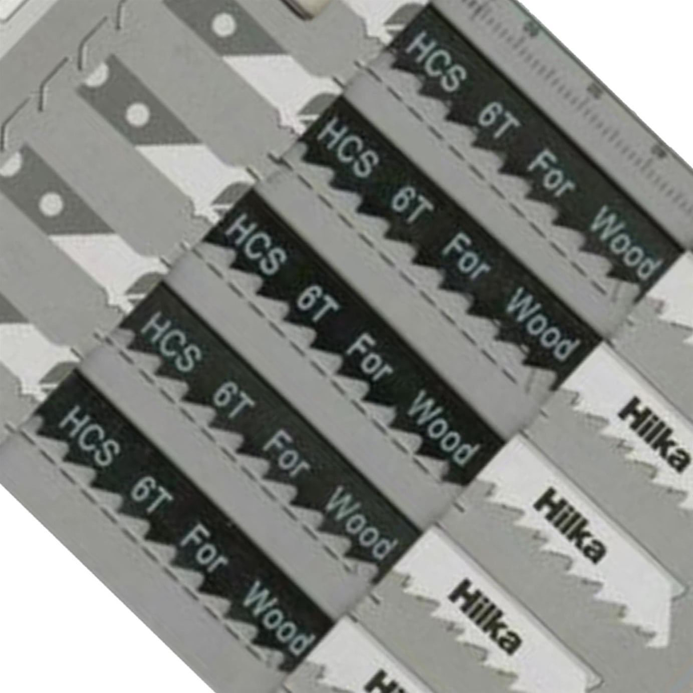 5pc Jigsaw Blades Wood Cutting 100mm Clamp Universal Fitting 65mn Steel Hilka