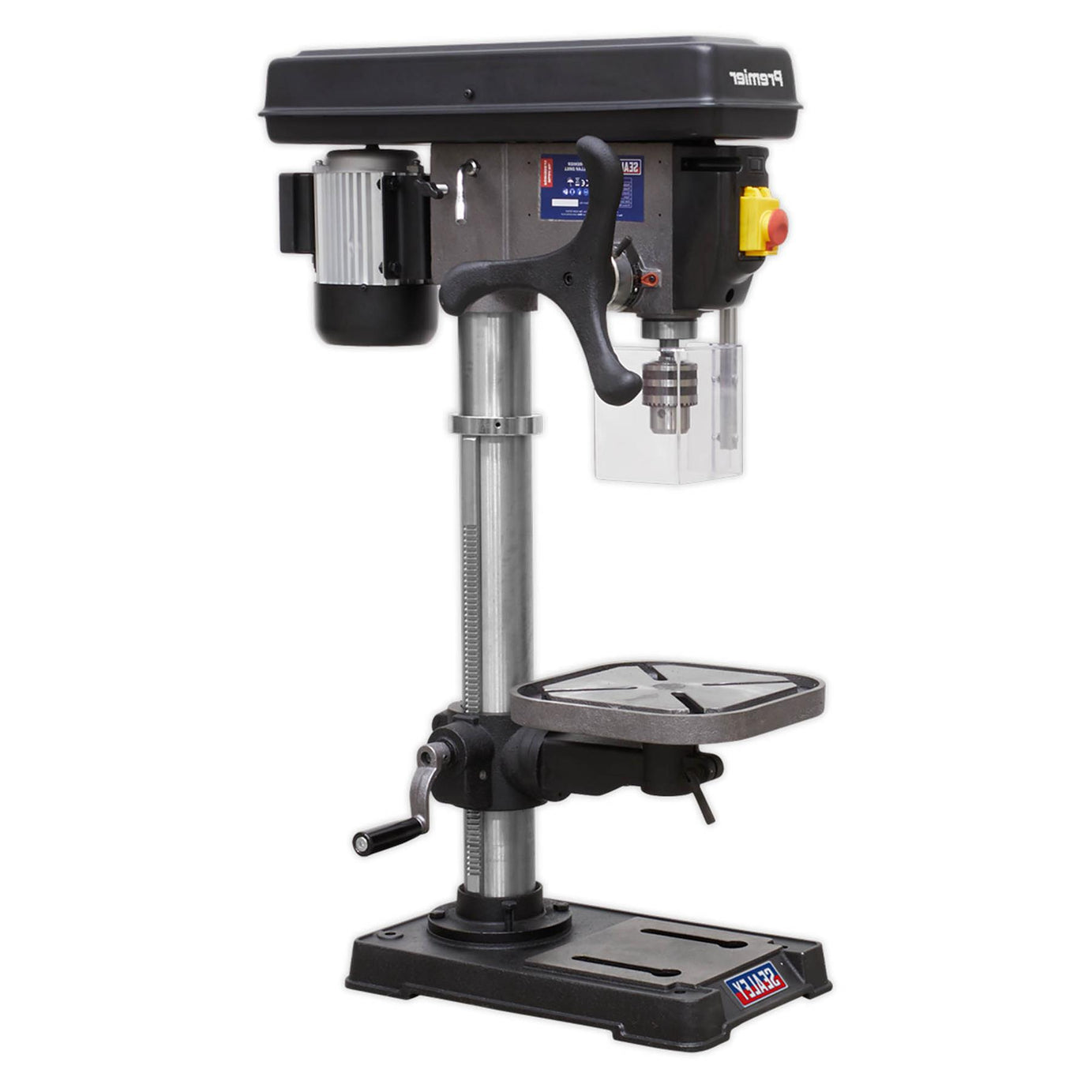 Sealey Pillar Drill Bench 16-Speed 1050mm Height 230V Garage Workshop DIY