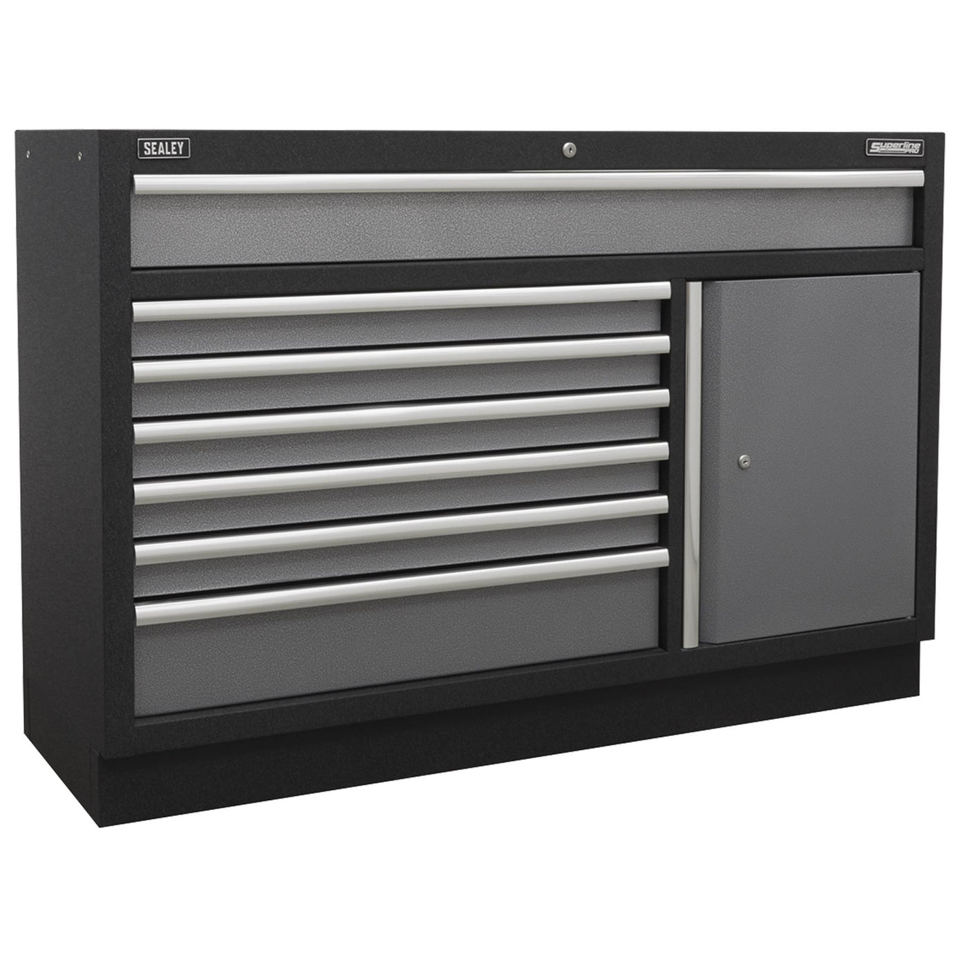 Sealey Modular 7 Drawer Floor Cabinet  Aluminium drawer pulls 1360mm
