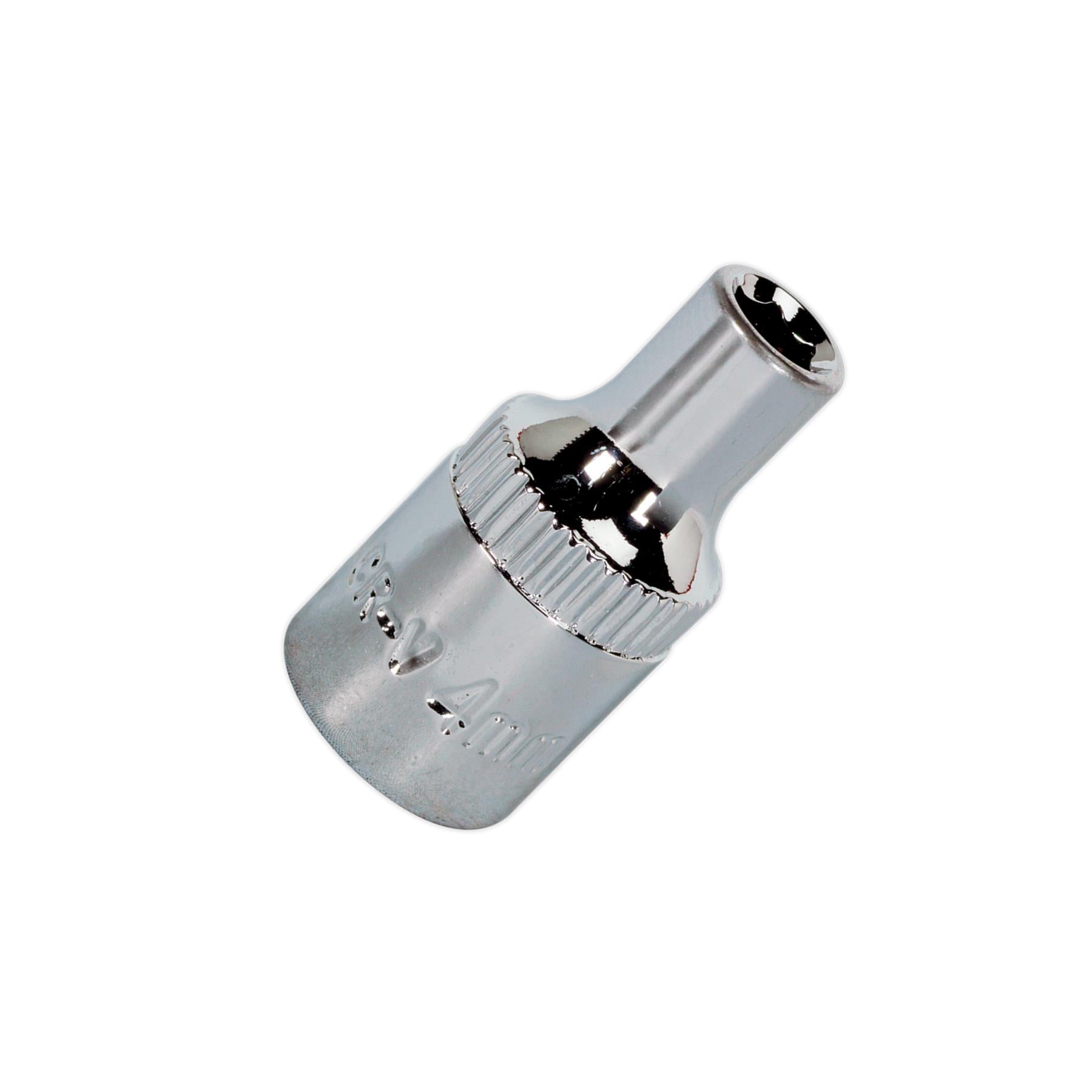 Sealey WallDrive Socket 4mm 1/4"Sq Drive Fully Polished