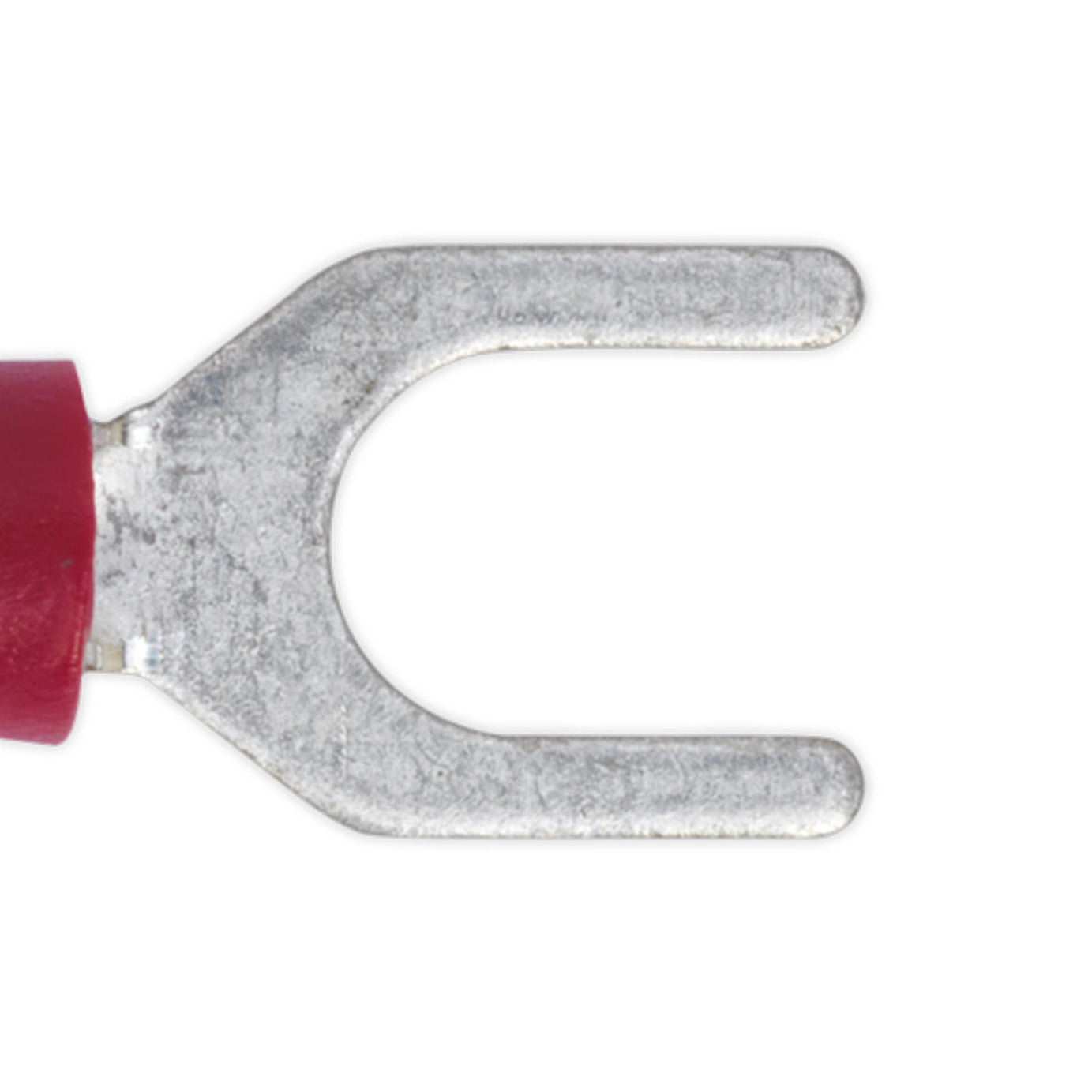 Easy-Entry Fork Terminal 5.3mm (2BA) Red Pack of 100. Sealey