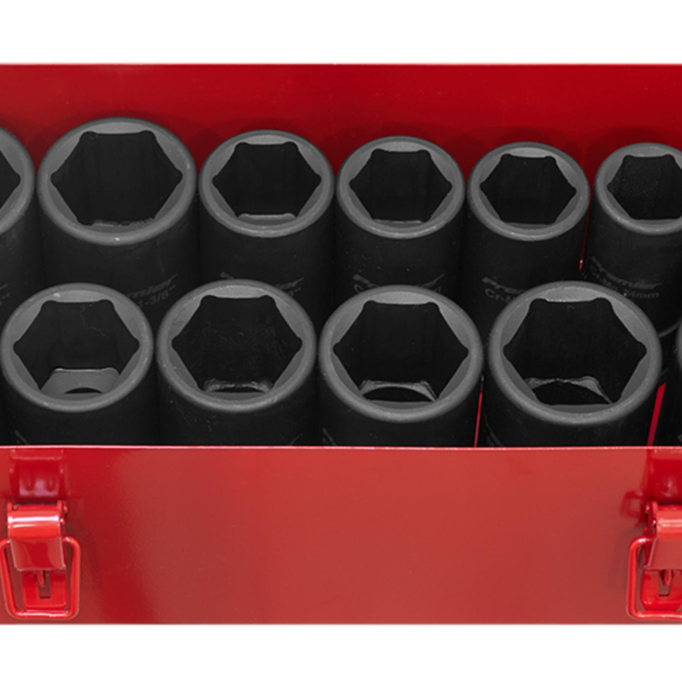 Sealey Impact Socket Set 13pc Deep 3/4"Sq Drive Metric/Imperial