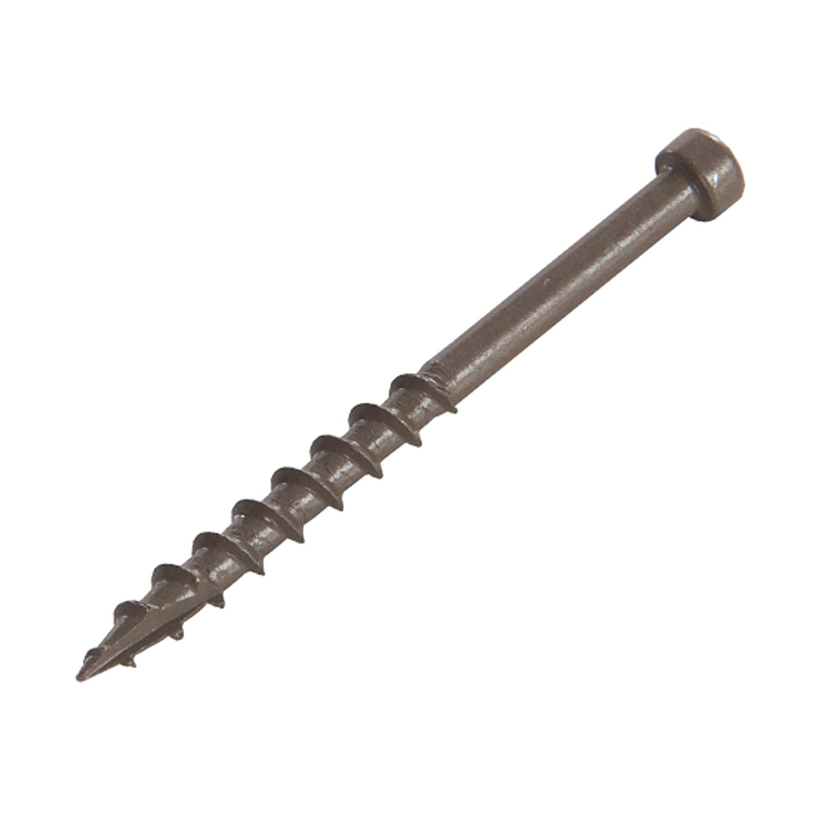 Deck Pocket-Hole Screws Pan Head Coarse Thread Rust Resistant -Deck 8 x 2" 500pk
