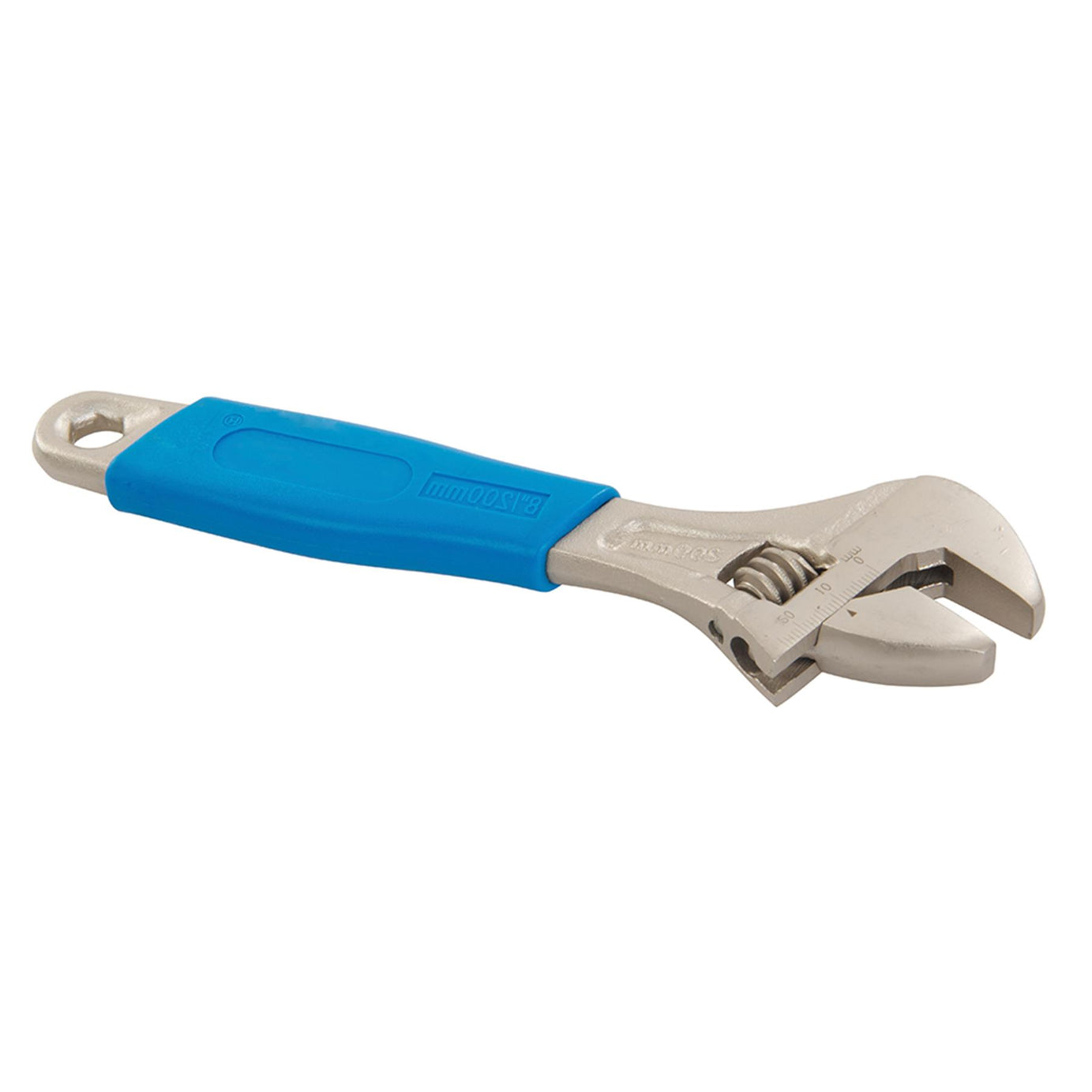 Adjustable Wrench Length 200mm - Jaw 22mm Corrosion-Resistant Satin Finish